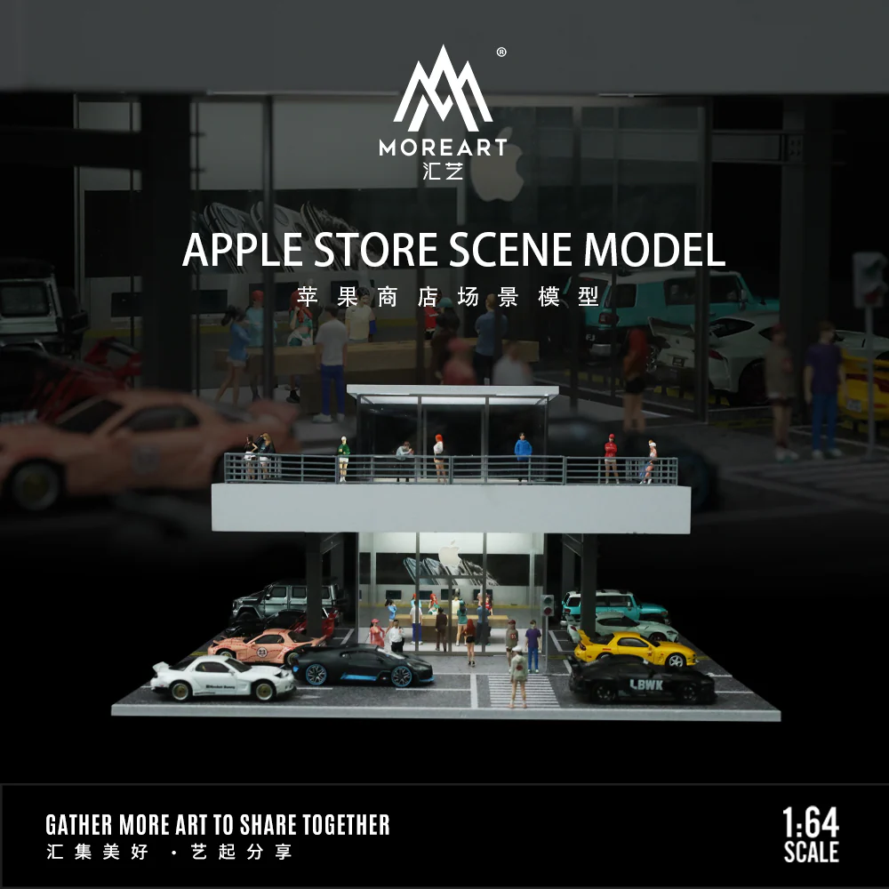 MoreArt 1:64 Apple Store Diorama