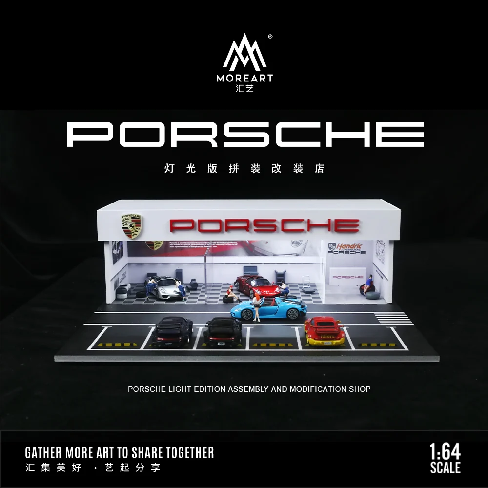 MoreArt 1:64 Porsche Shop Diorama