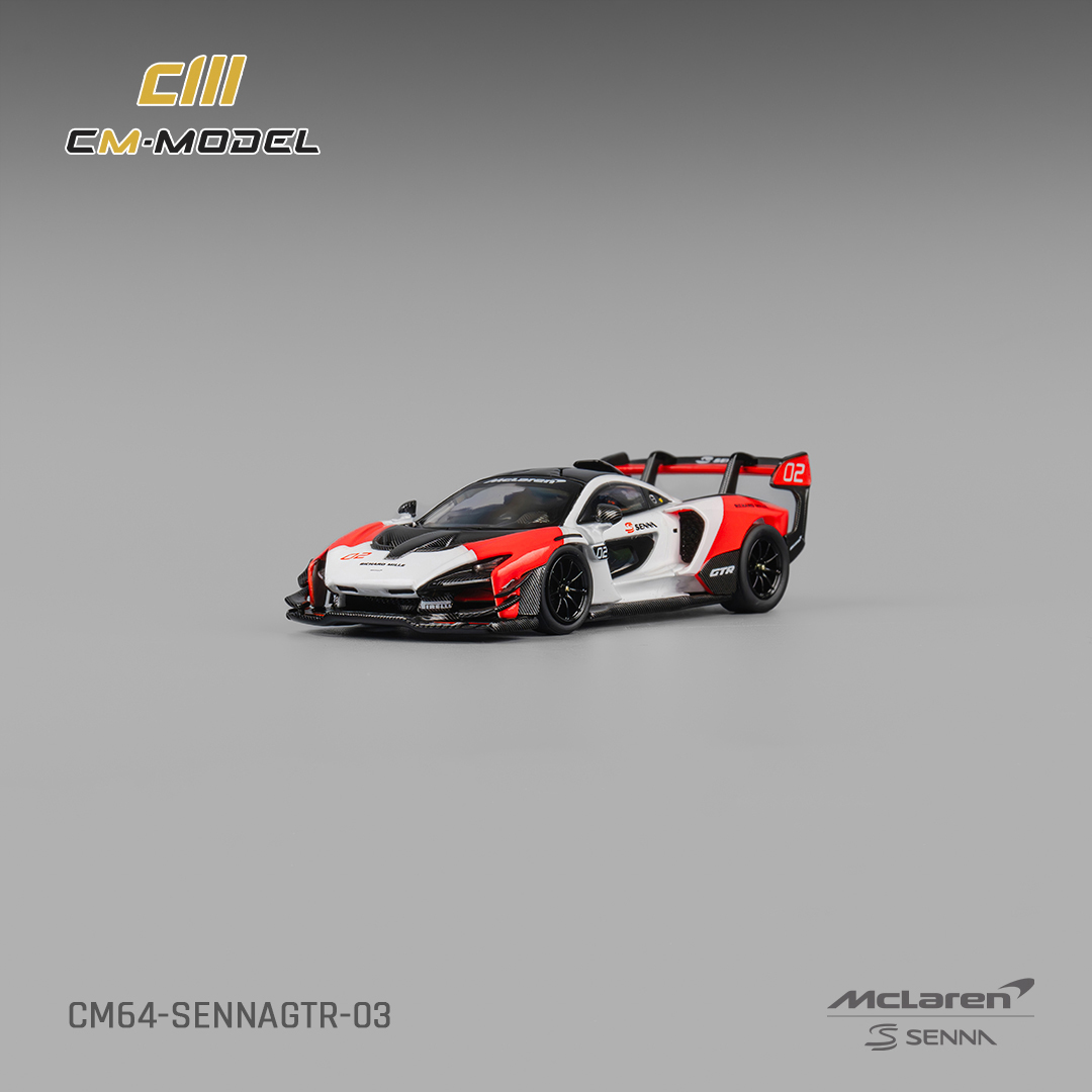 CM Mclaren Senna GTR White & Red