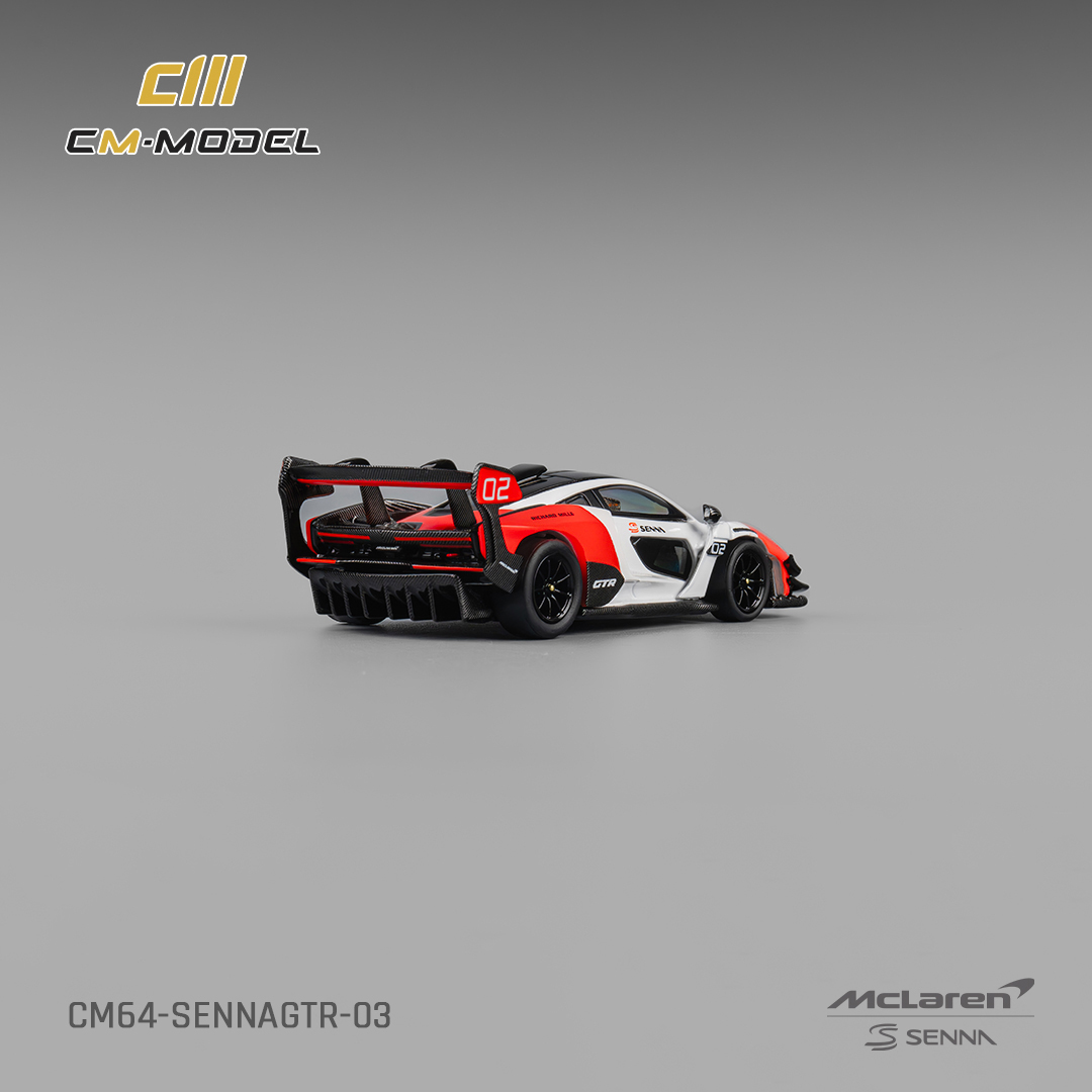 CM Mclaren Senna GTR White & Red