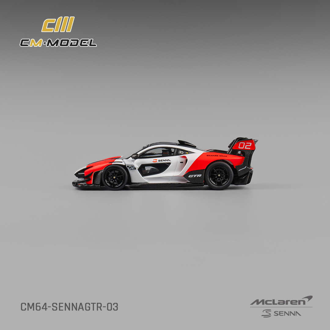 CM Mclaren Senna GTR White & Red