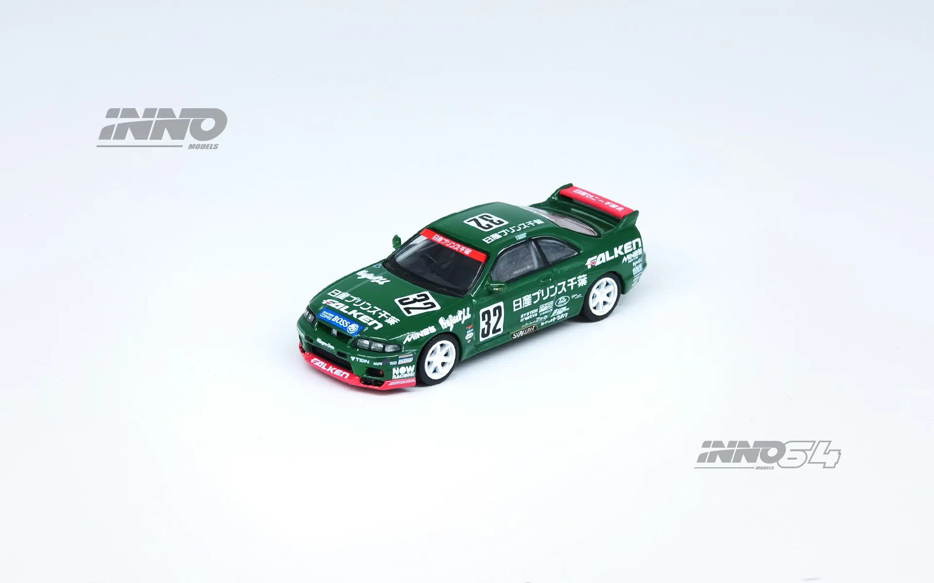 INNO64 NISSAN SKYLINE GT-R R33 #32 "PRINCE CHIBA FALKEN"
