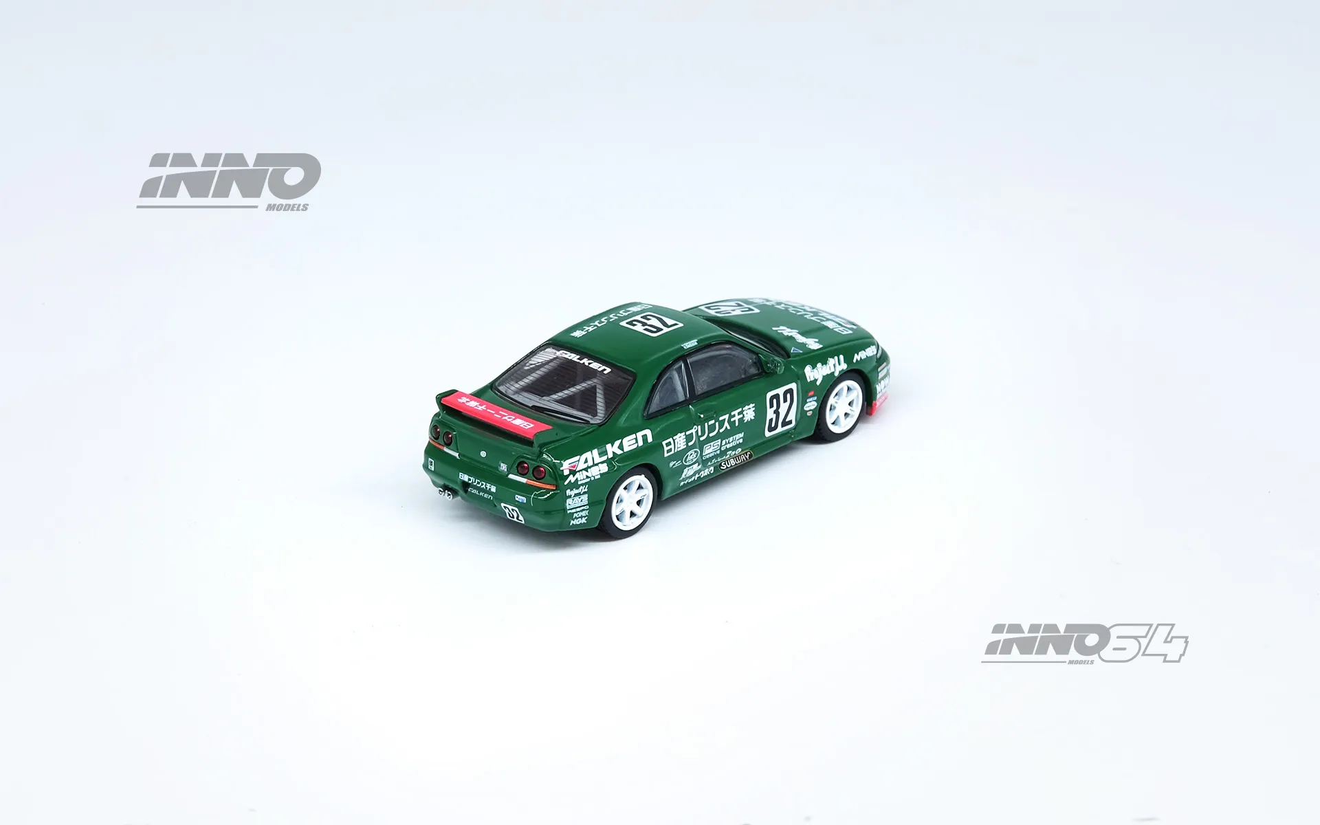 INNO64 NISSAN SKYLINE GT-R R33 #32 "PRINCE CHIBA FALKEN"