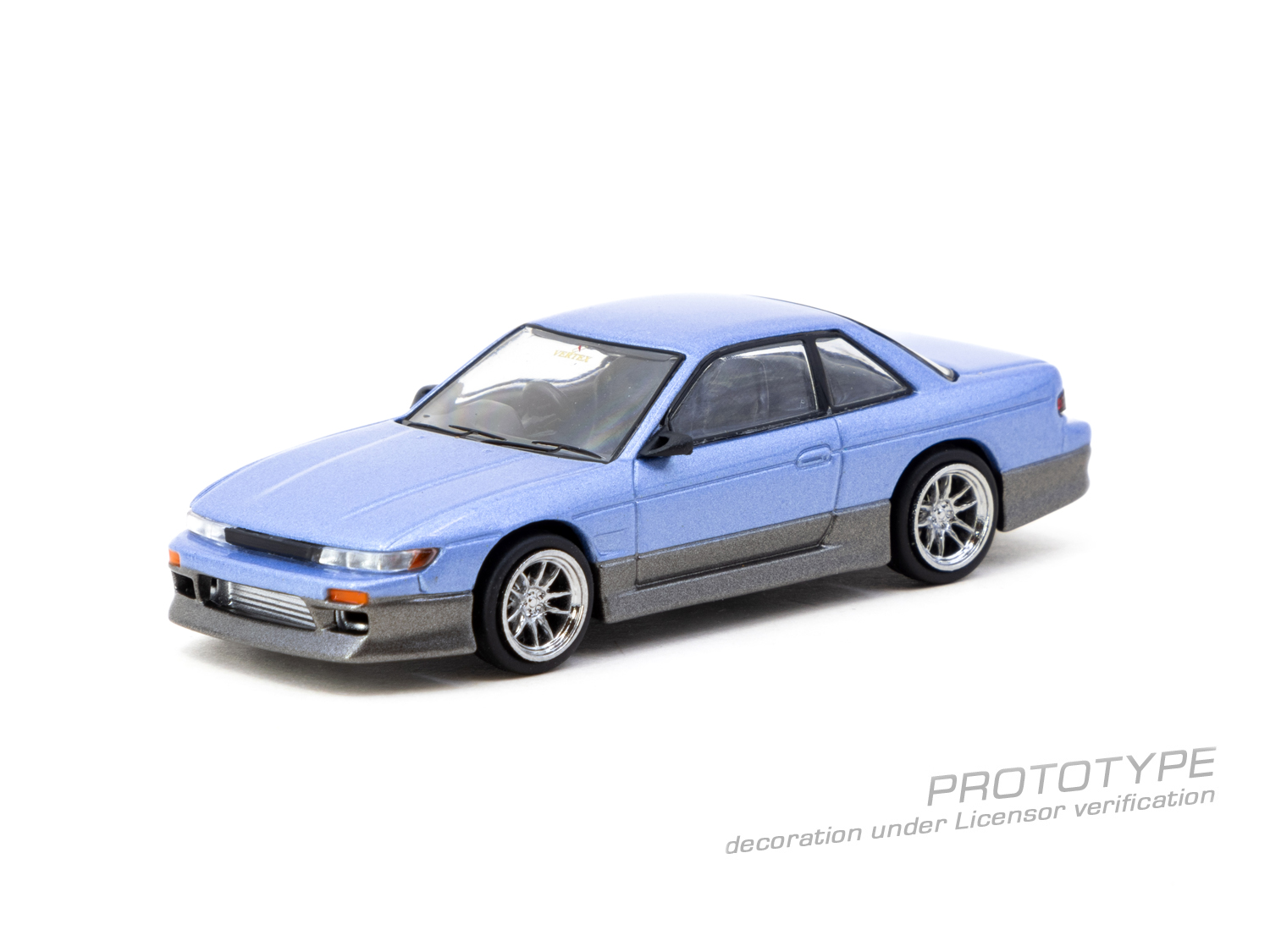 Tarmac Works VERTEX Nissan Silvia (S13) / Blue / Grey