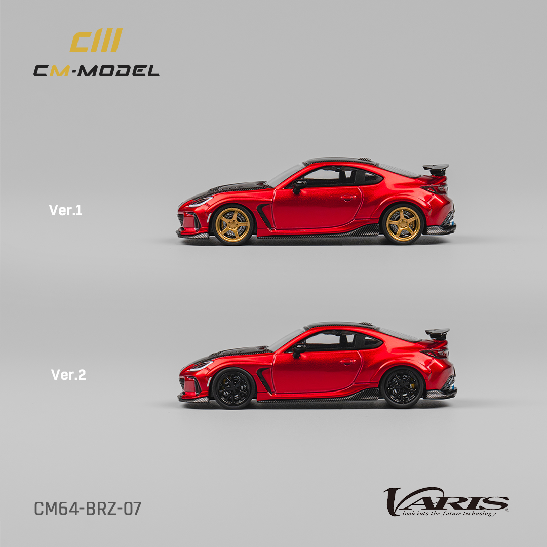 CM SUBARU BRZ Varis Widebody Metallic Red