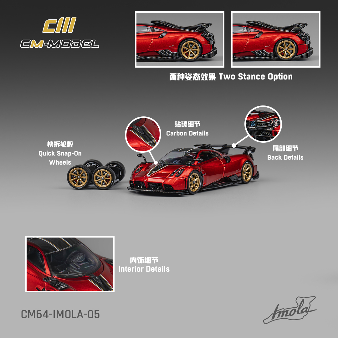 CM Pagani Imola Metallic Red