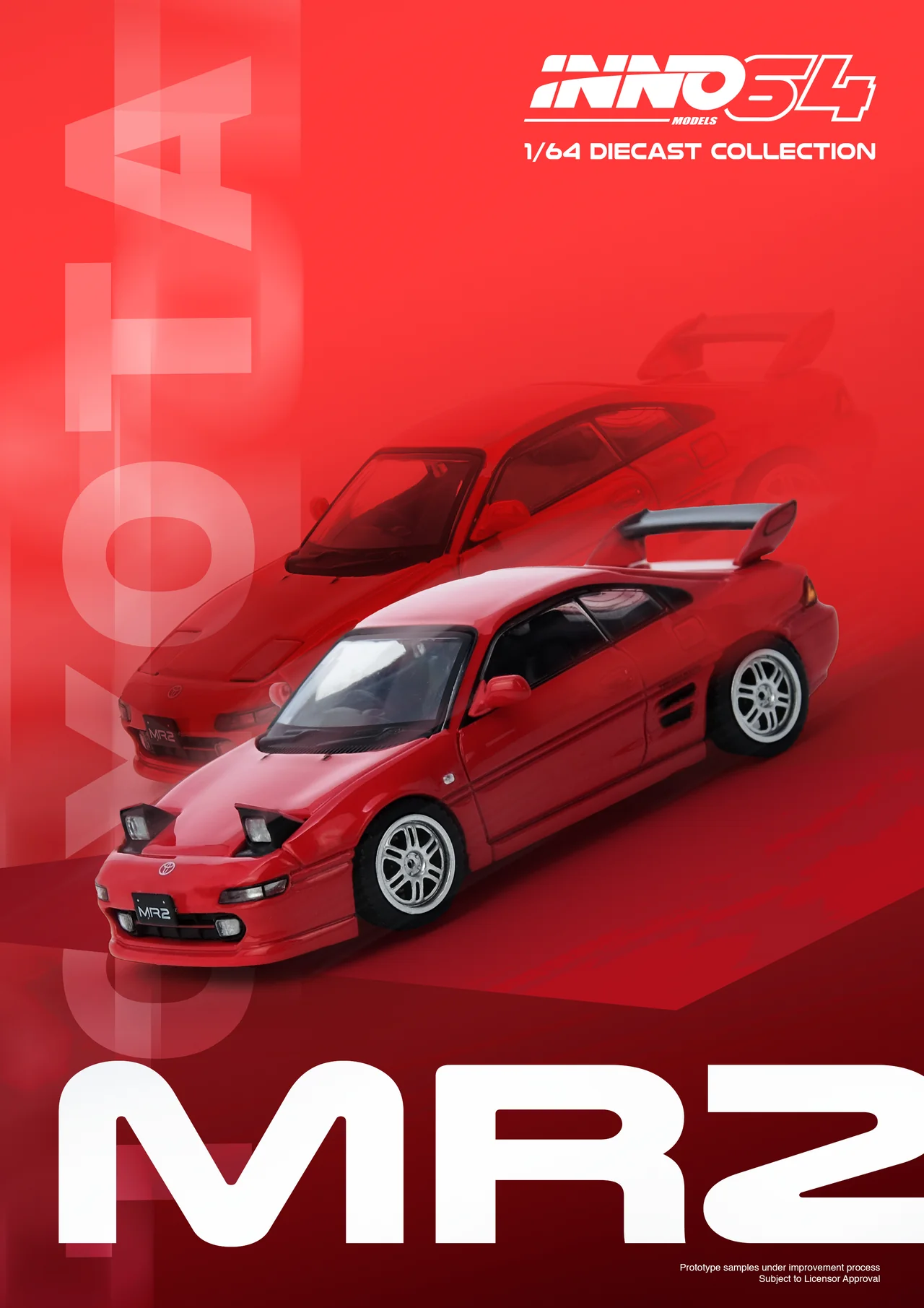 INNO64 TOYOTA MR2 (SW20) Red