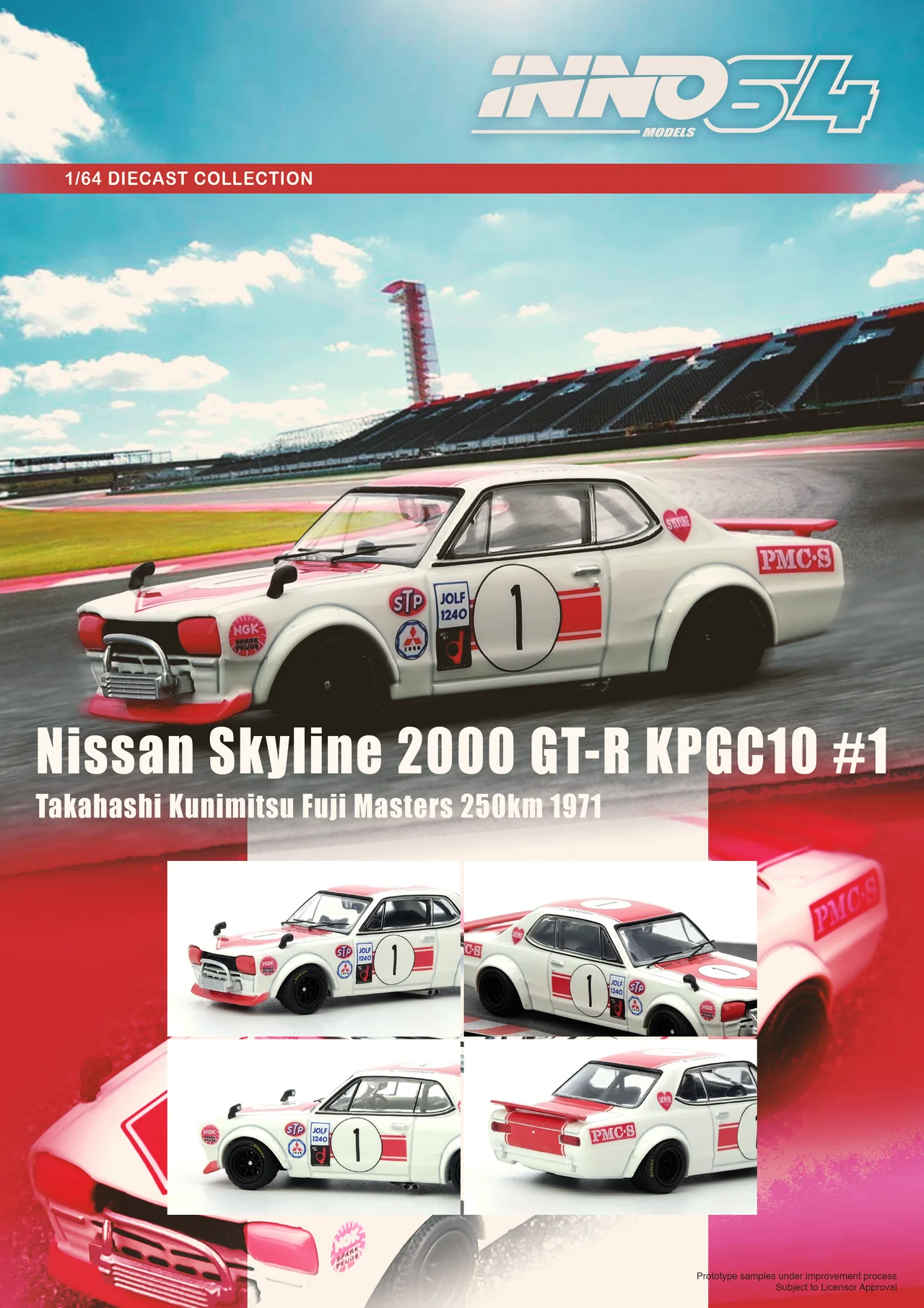 INNO64 NISSAN SKYLINE 2000 GT-R KPGC10
