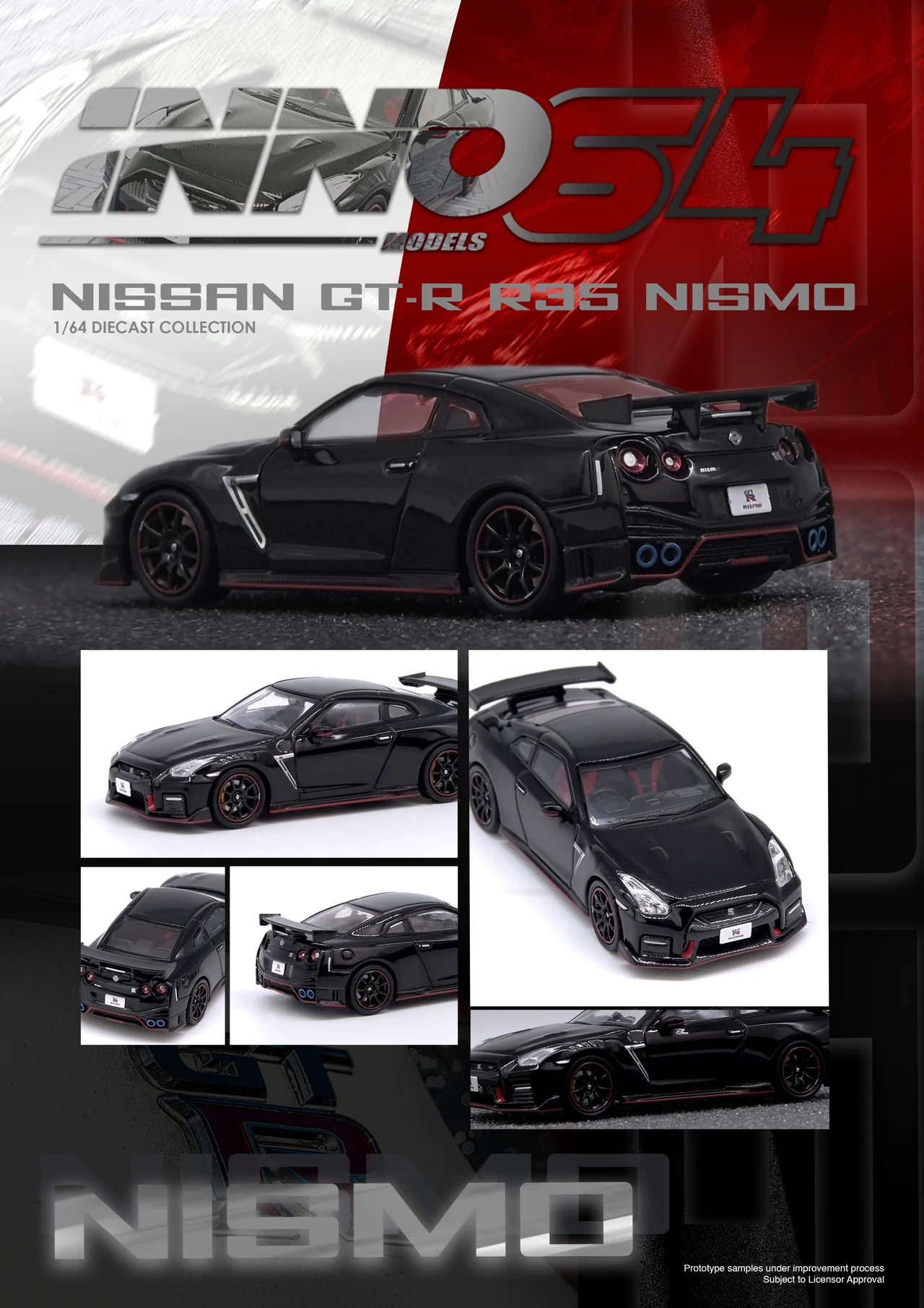 INNO64 NISSAN GT-R (R35) NISMO Black