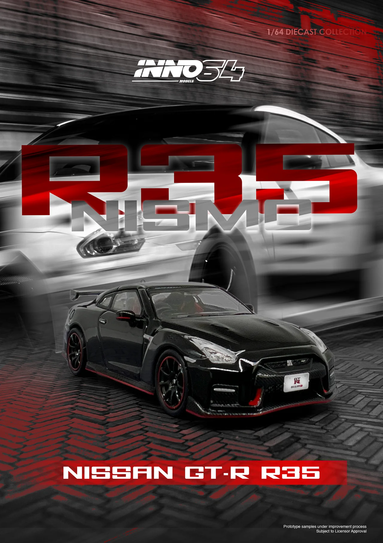 INNO64 NISSAN GT-R (R35) NISMO Black