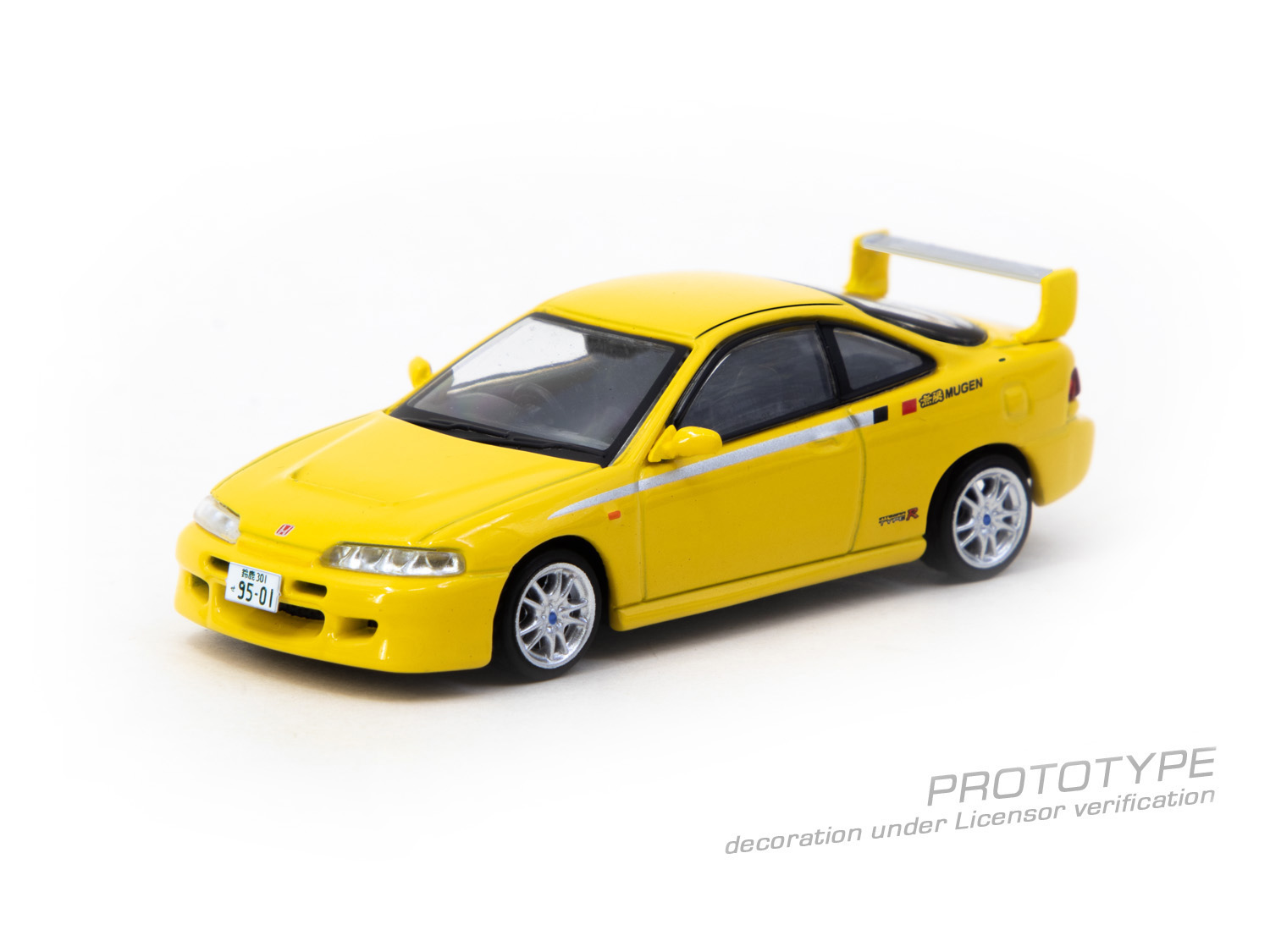 Tarmac Works Honda Integra TYPE R DC2 MUGEN Sunlight Yellow