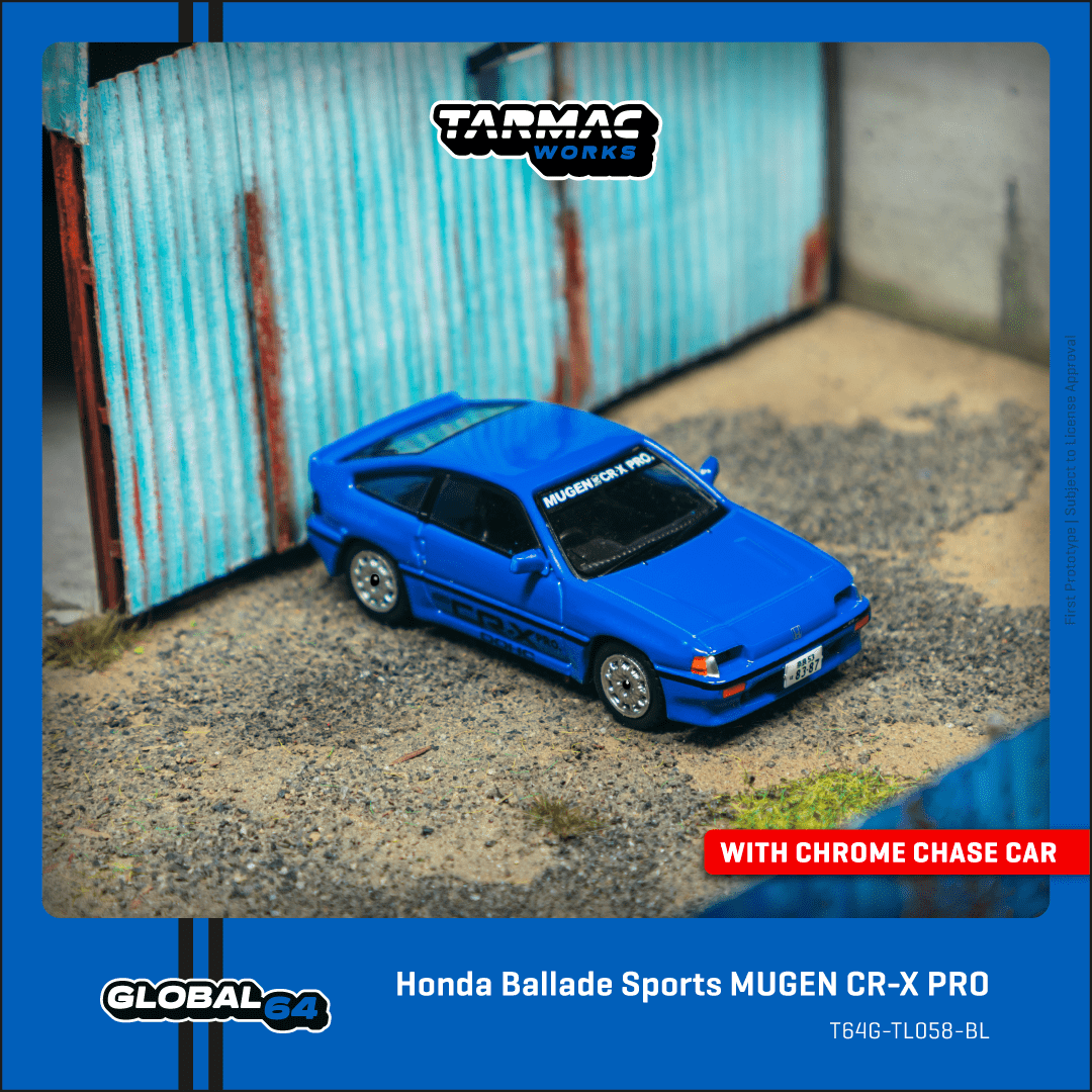 Tarmac Works HONDA Ballade Sports MUGEN CR-X PRO Blue