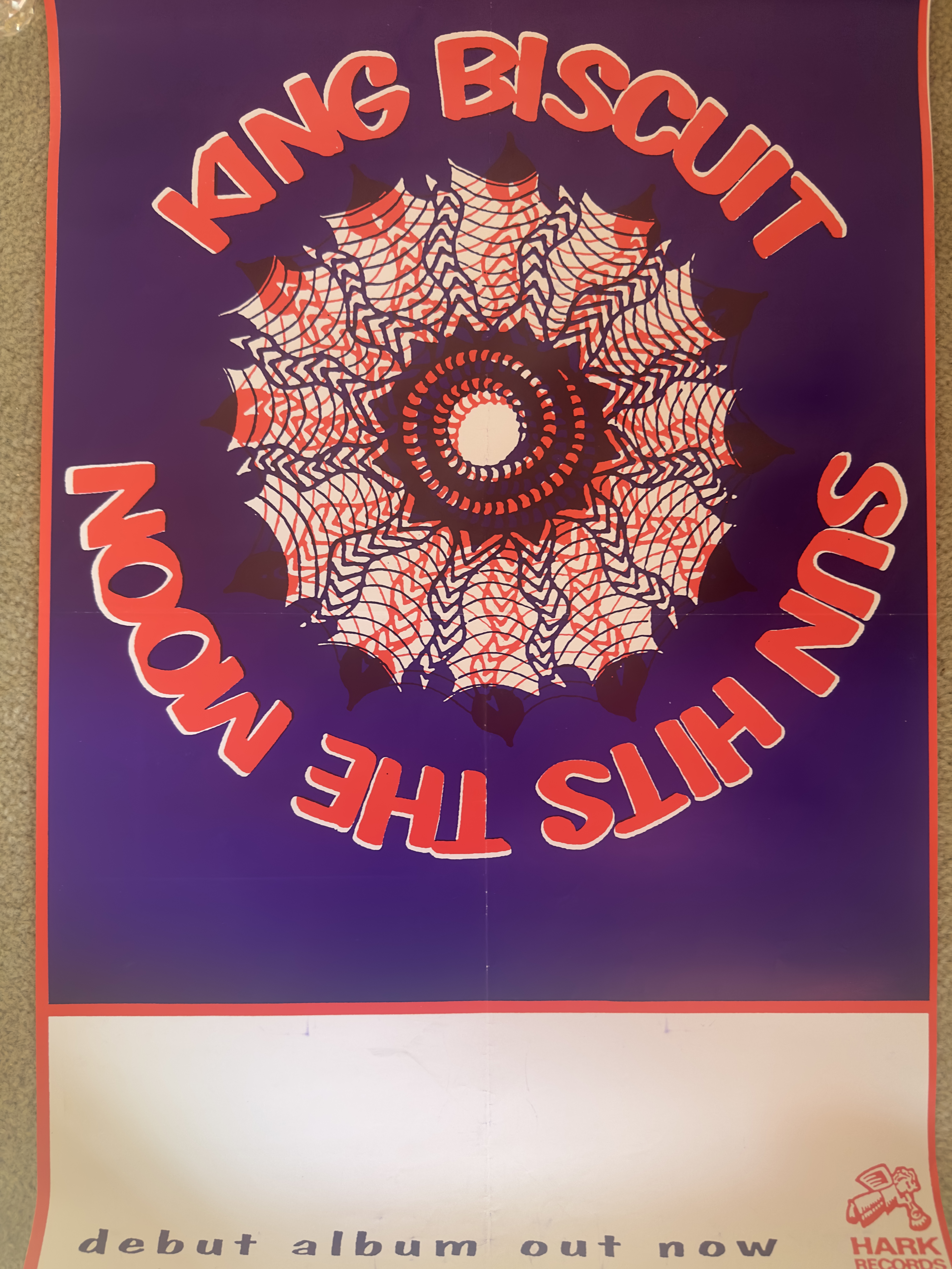 King Biscuit, Sun Hits the Moon Poster 1995