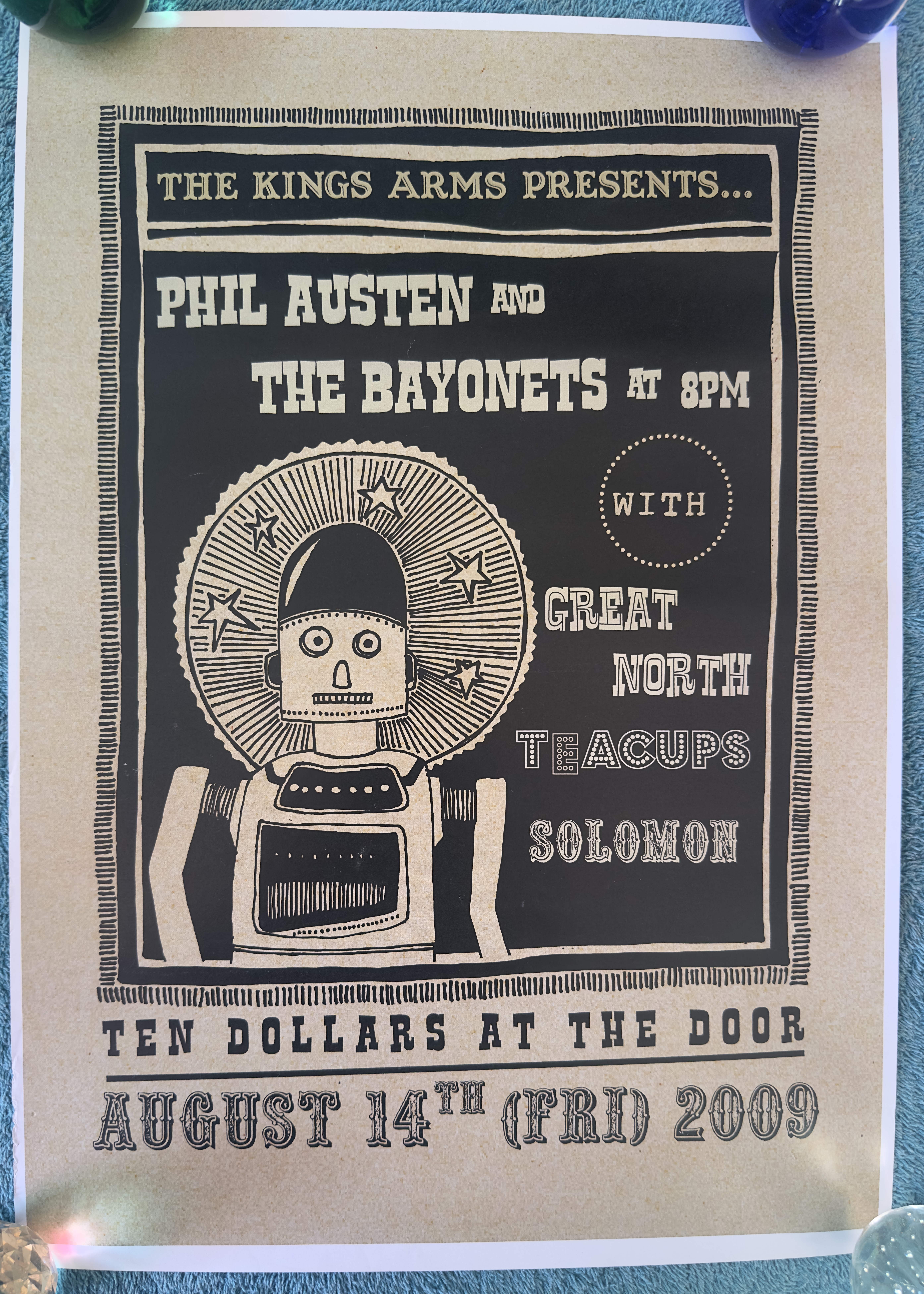 Phil Austen and The Bayonets Live 2009