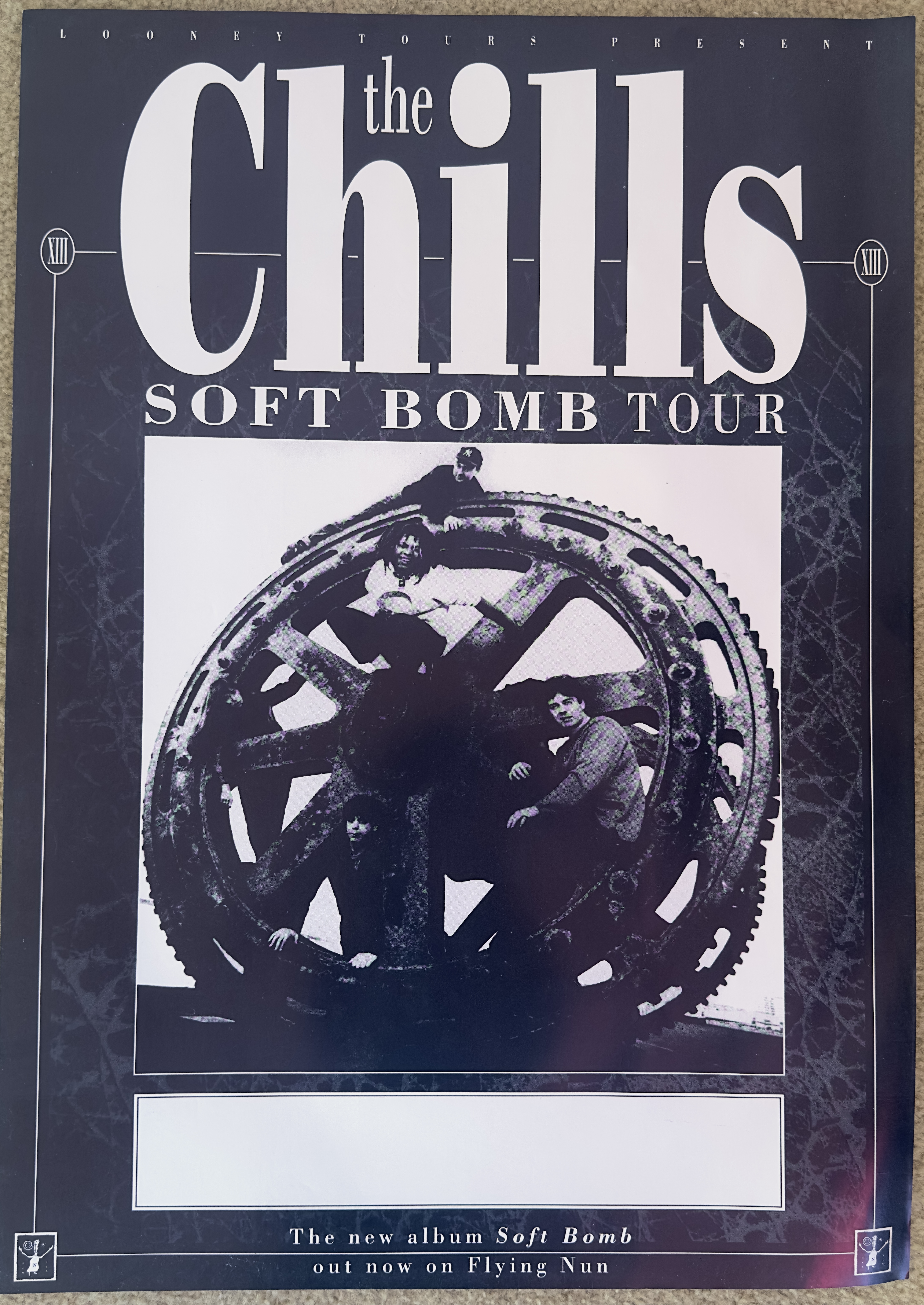 The Chills Soft Bomb Tour Poster 1992