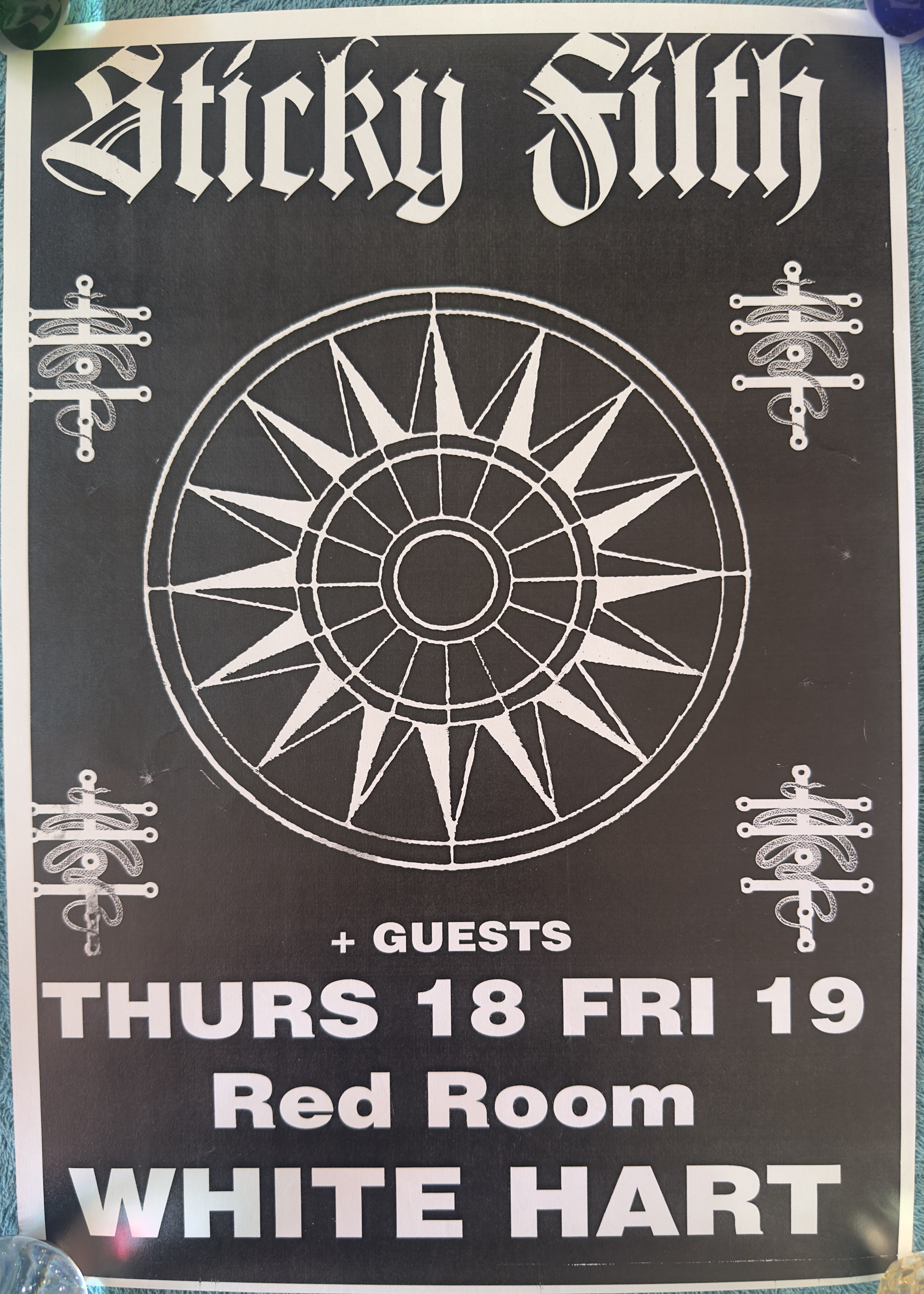 Sticky Filth Concert Poster