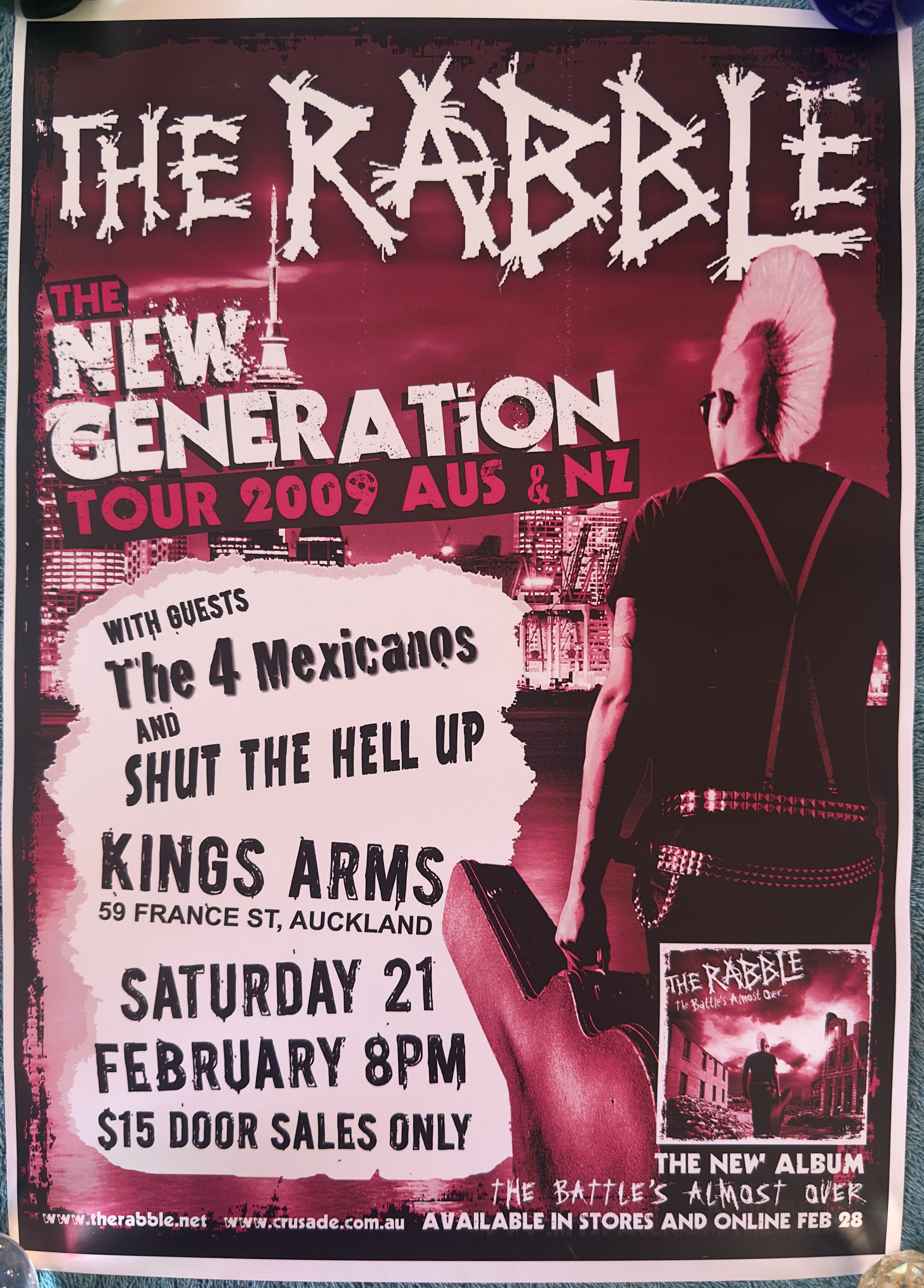 The Rabble Concert Poster 2009