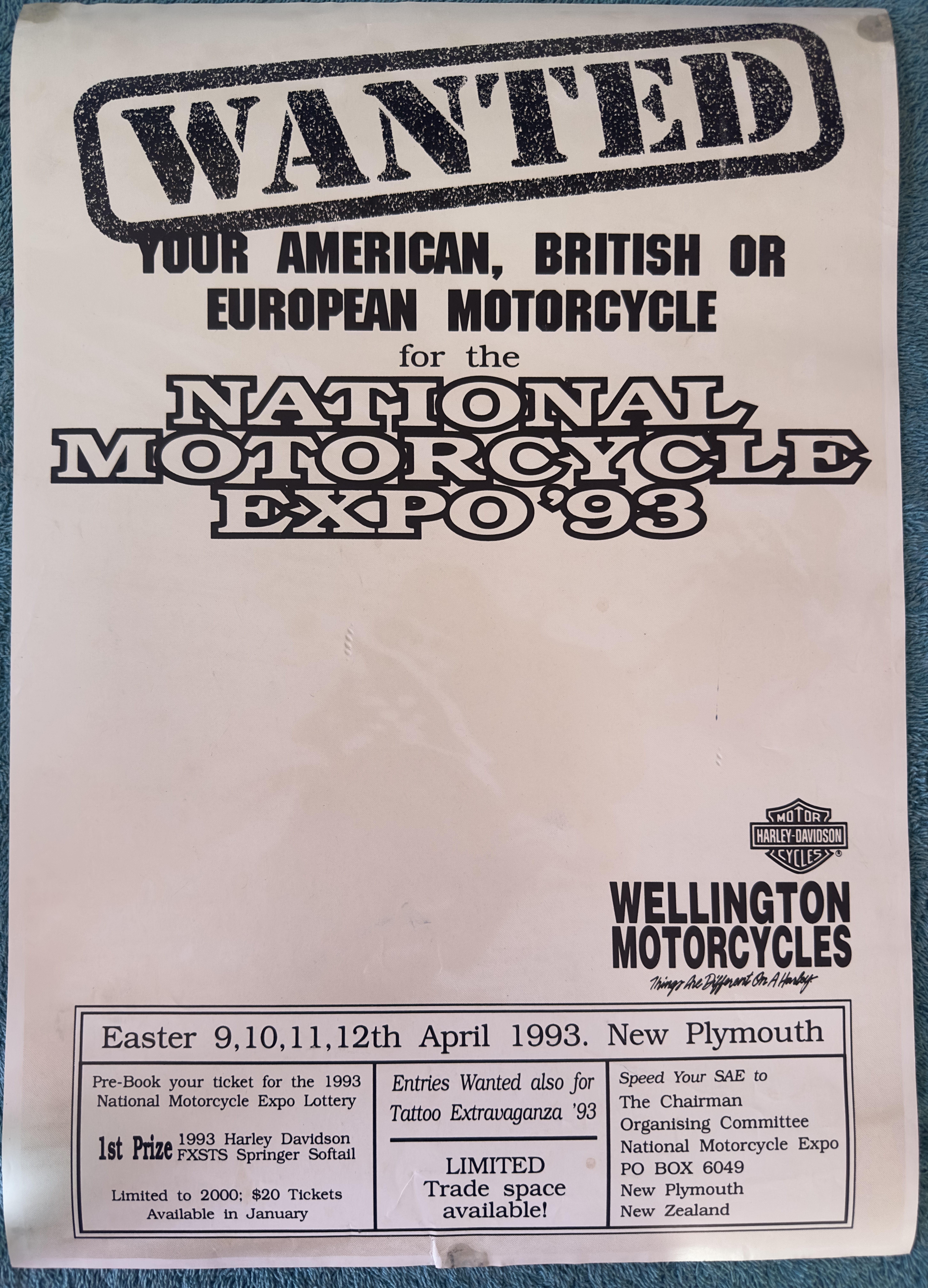 National Motorcycle Expo '93 Poster