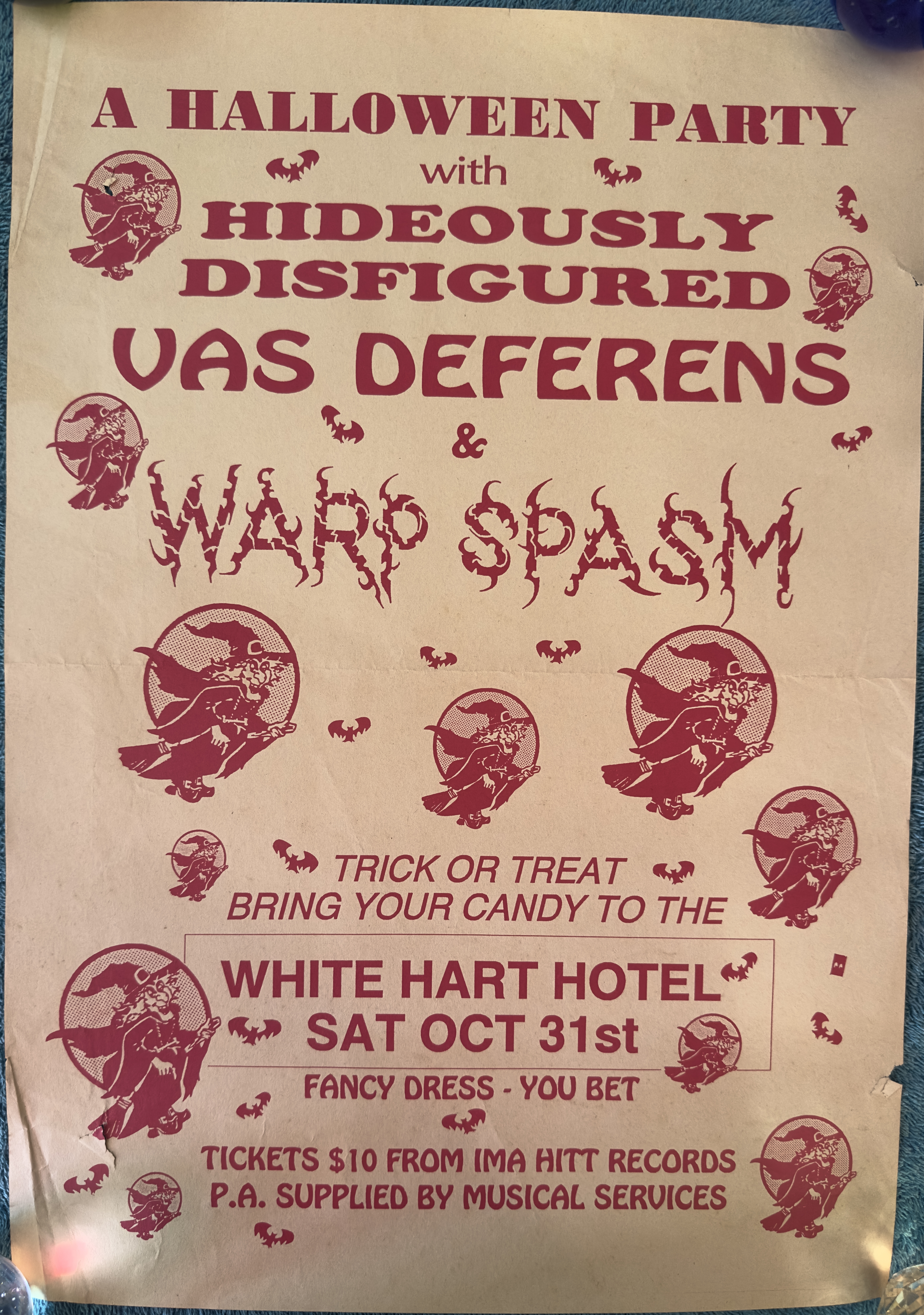 Hideously Disfigured, Vas Deferens and Warp Spasm