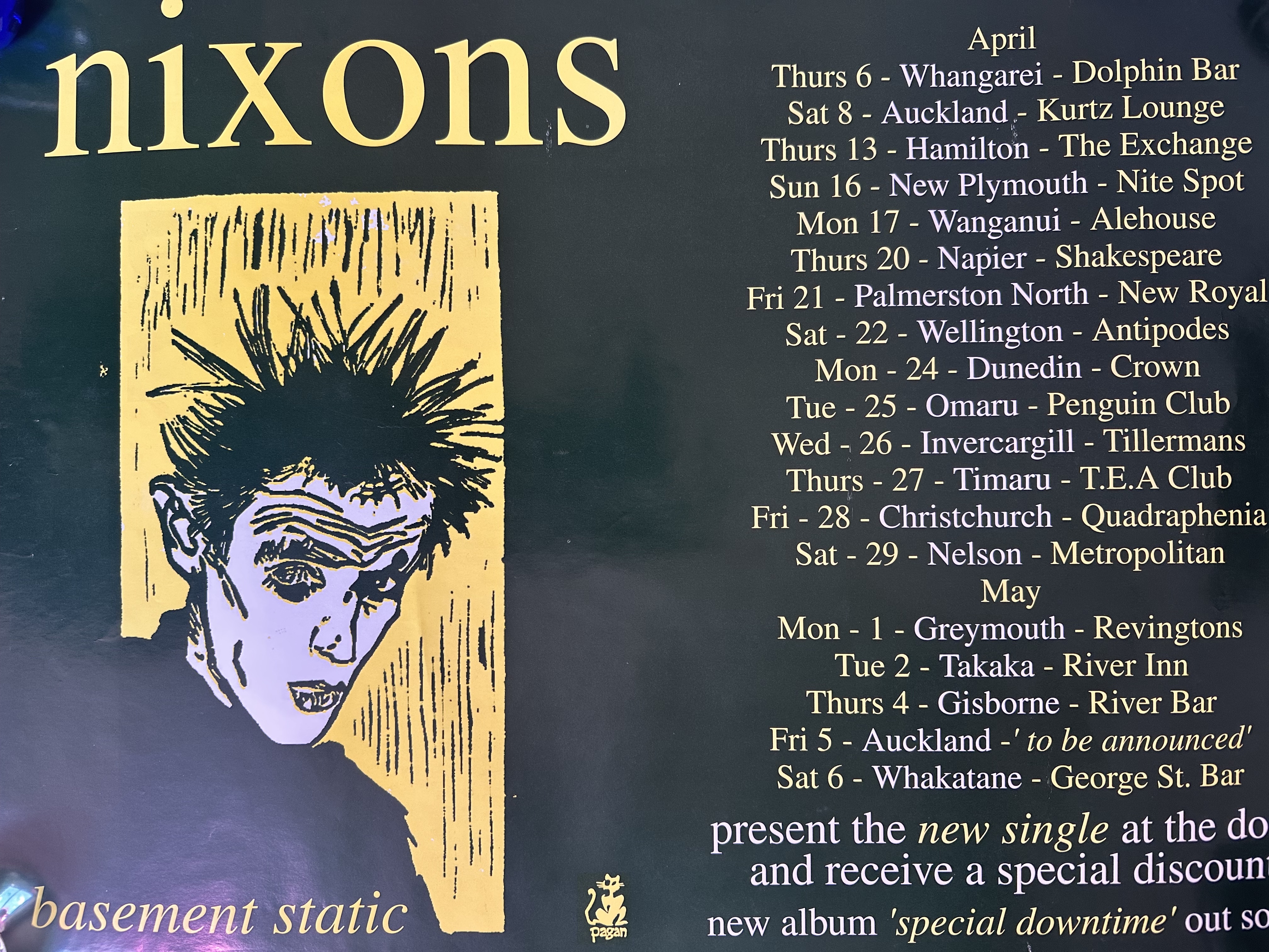 Nixons Basement Static Poster 1995