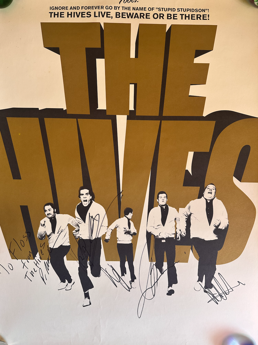 The Hives Autographed Poster