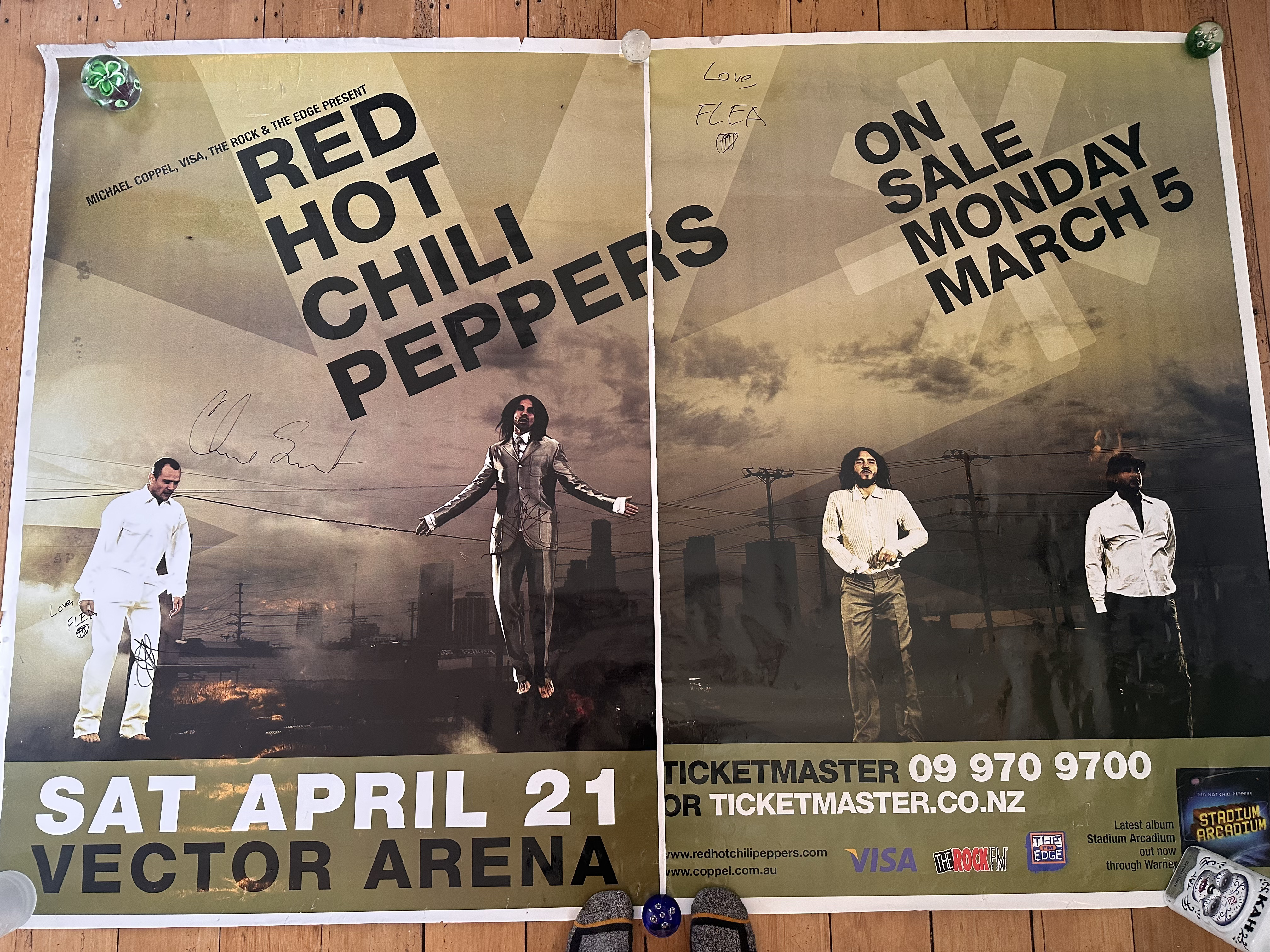 Red Hot Chili Peppers SIGNED!