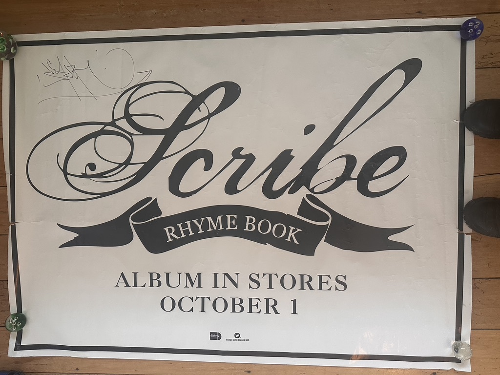 SIGNED! Scribe Rhyme Book Poster 2007