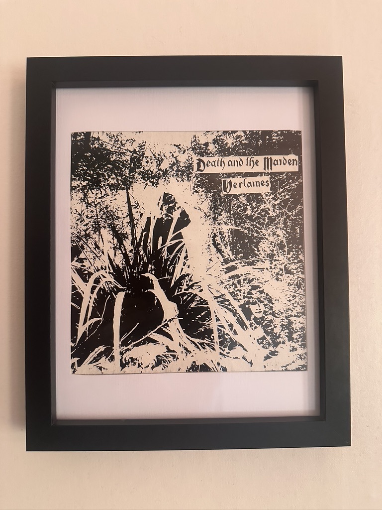 Framed Death and the Maiden by Verlaines 1982