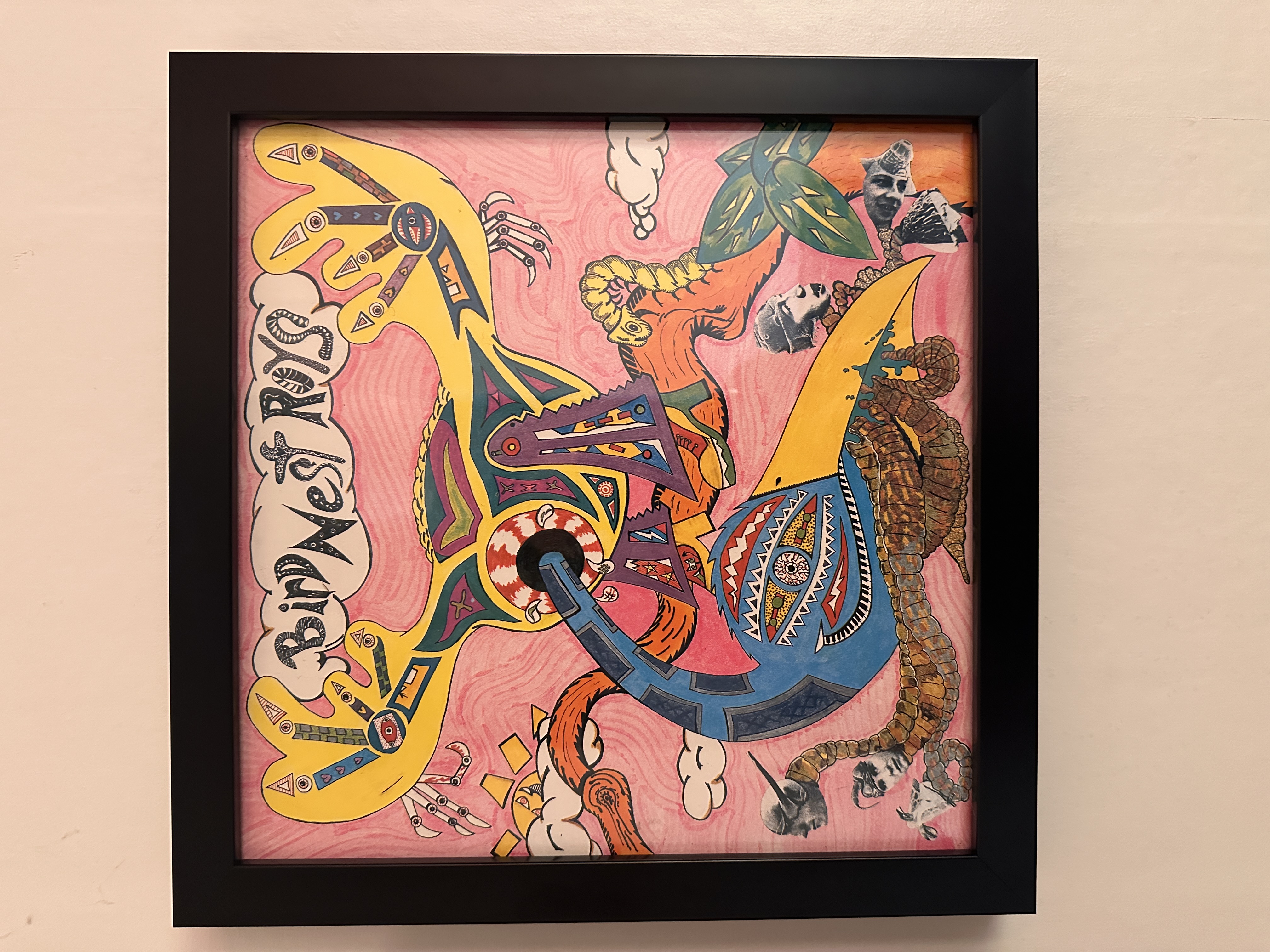 BIRD NEST ROYS 1987 Framed "3Ds, Snapper and The Tufnels"