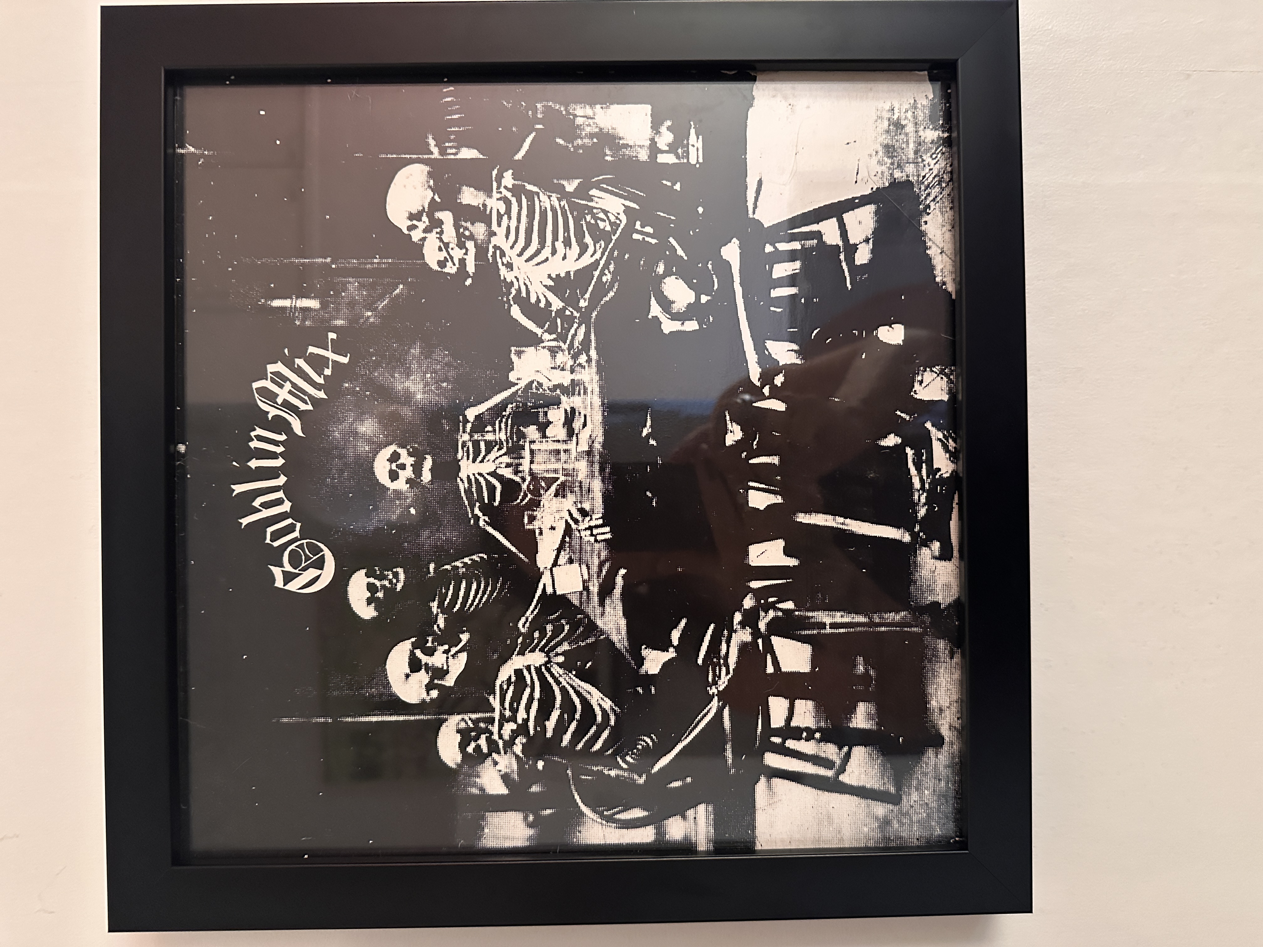 GOBLIN MIX 1985 (3D'S) Glass Framed Album Artwork 