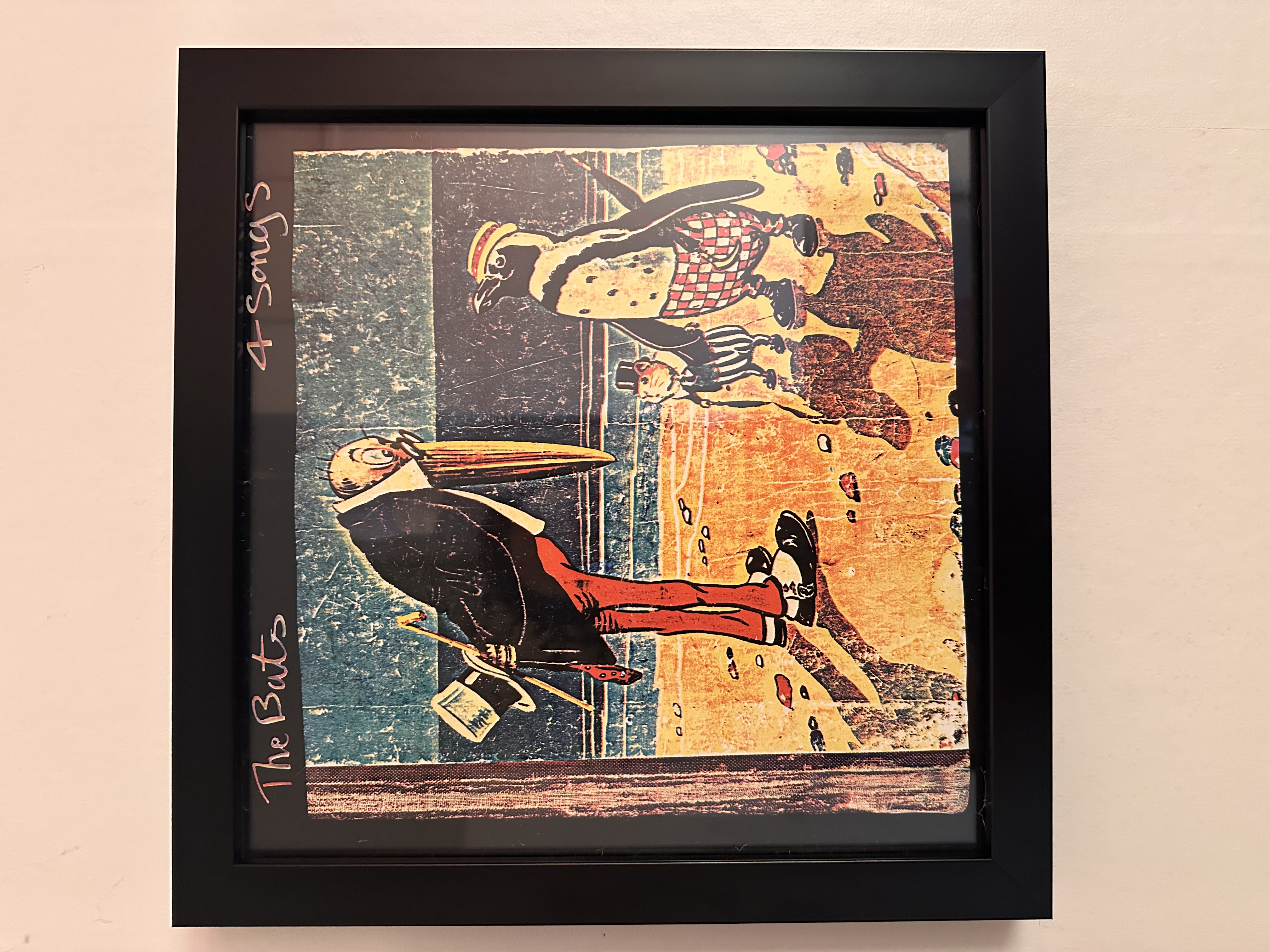 THE BATS Glass Framed Album Artwork 1998