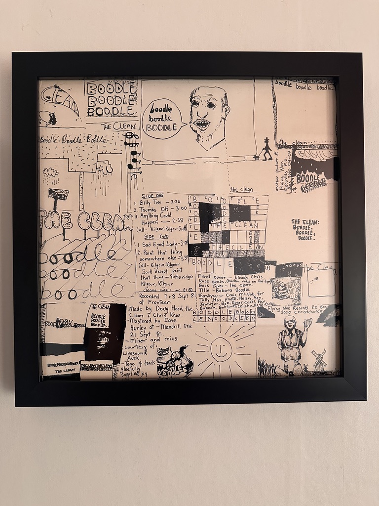 The Clean Glass Framed Boodle Boodle Boodle Album Cover 1981