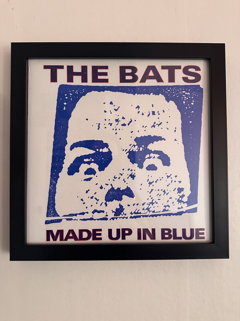 The Bats - Made Up in Blue Glass Framed Album Cover 1986
