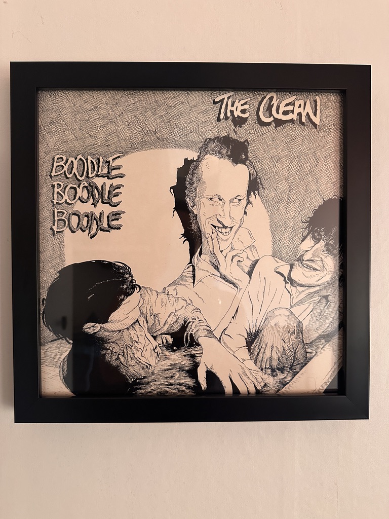 The Clean - Boodle Boodle Boodle Glass Framed Album Cover 1981