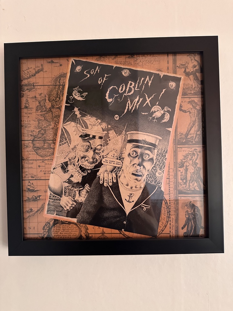 GOBLIN MIX 1985 (3D'S) Glass Framed Album Artwork 1986