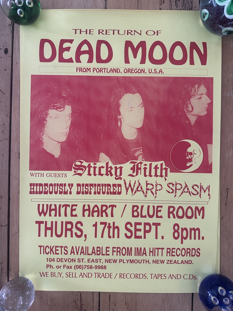The Return of "Dead Moon" Concert Poster