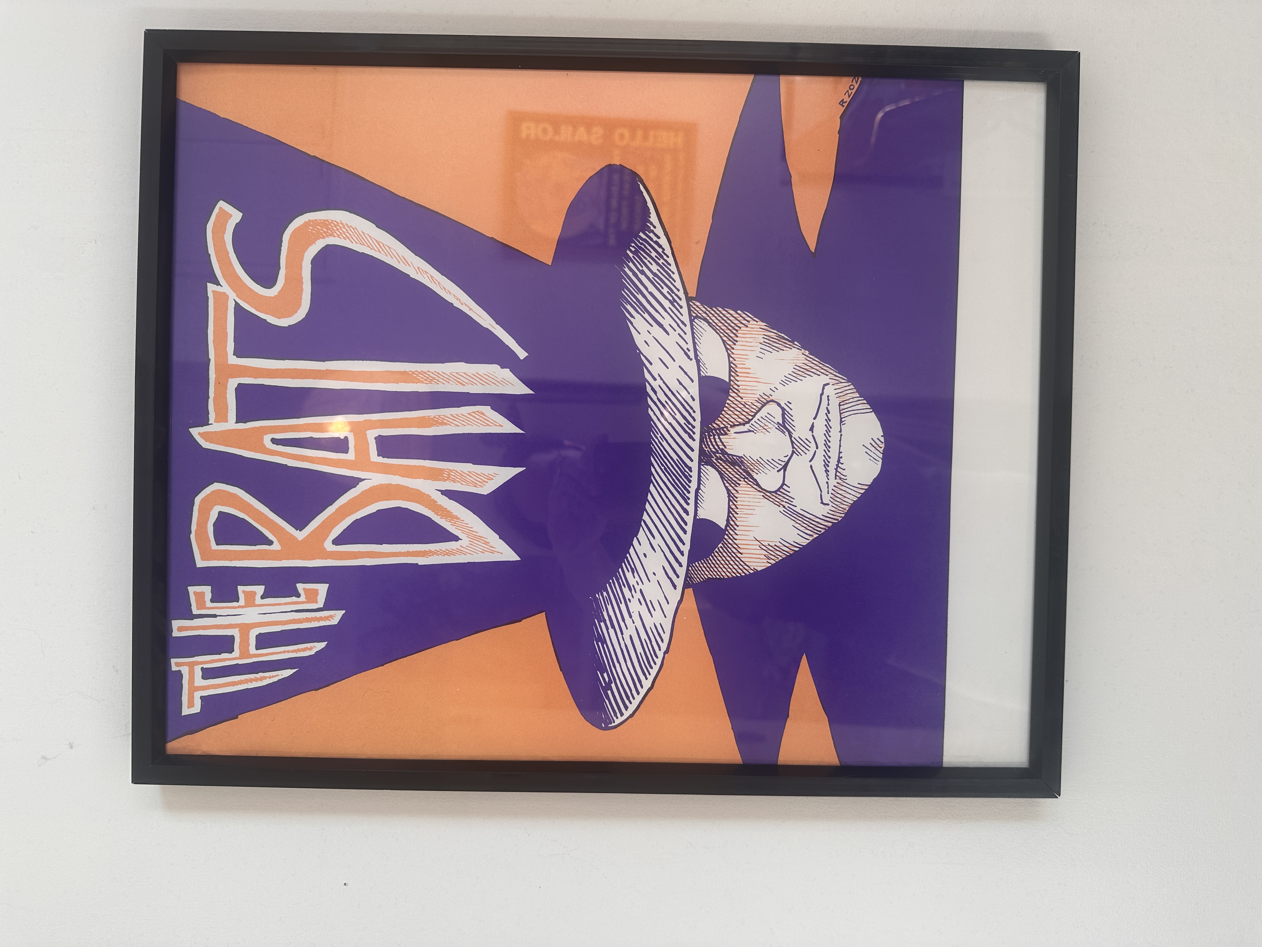 The Bats Poster Framed up