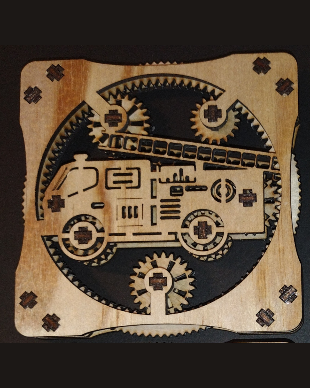 Transportation themed kinetic coasters