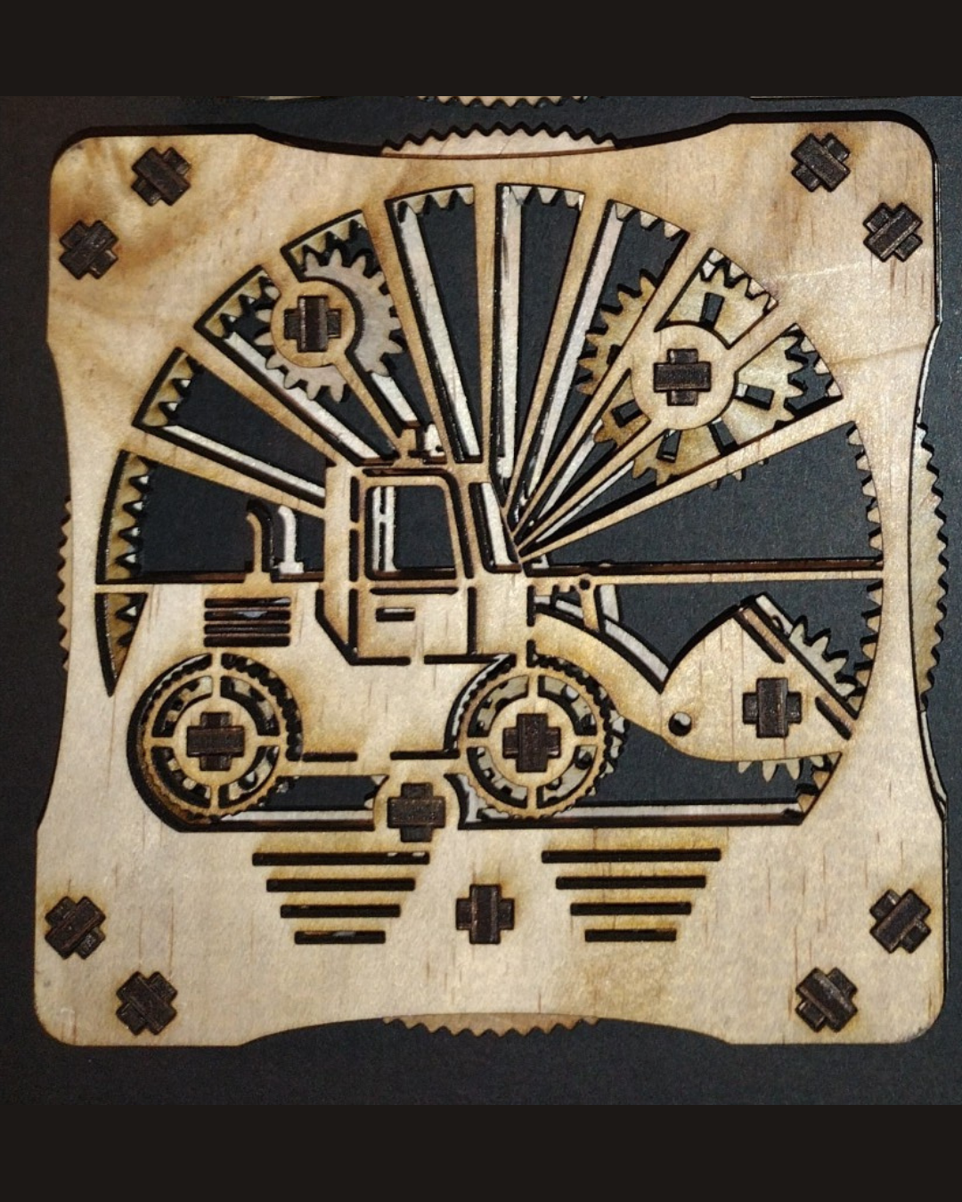 Transportation themed kinetic coasters