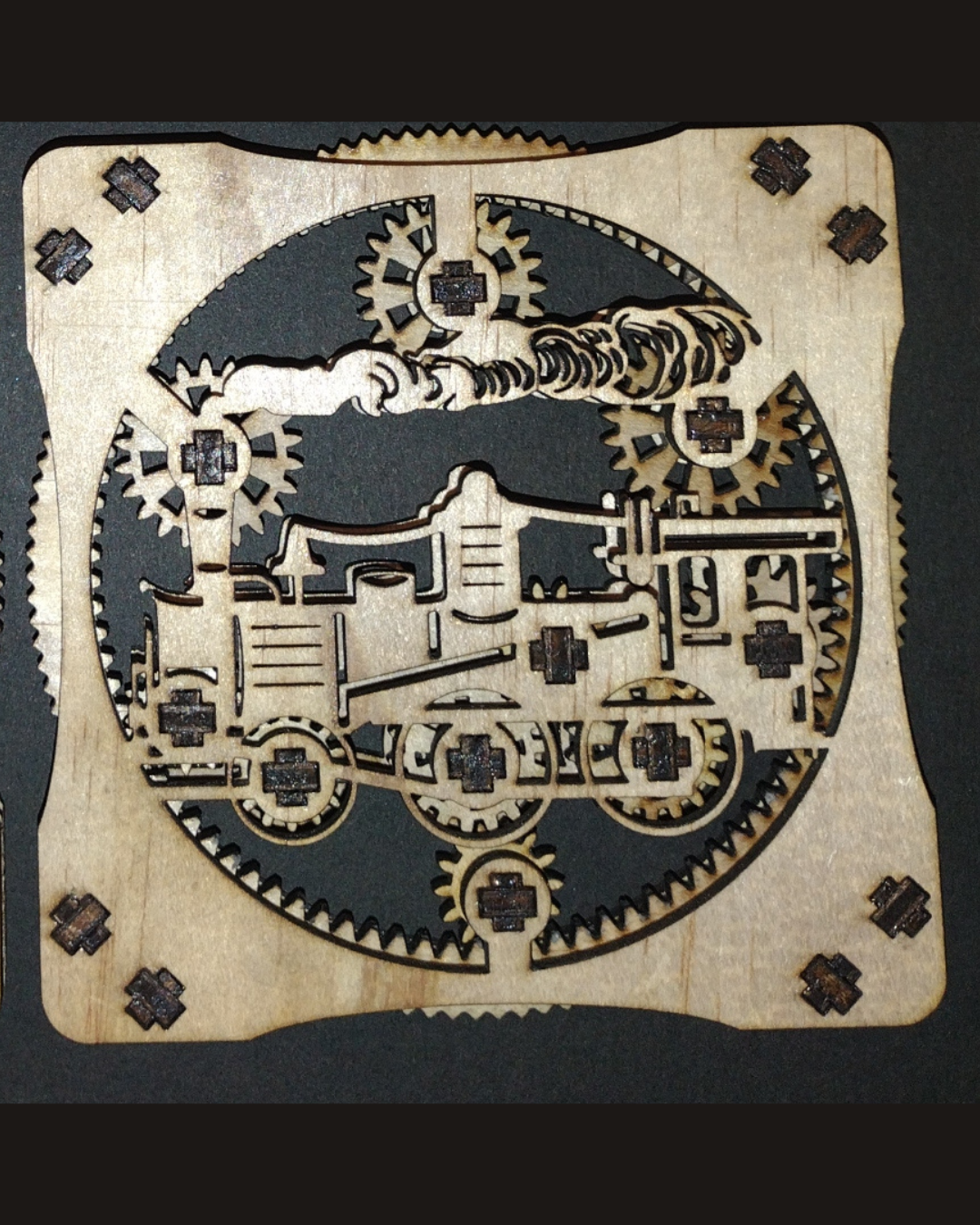 Transportation themed kinetic coasters