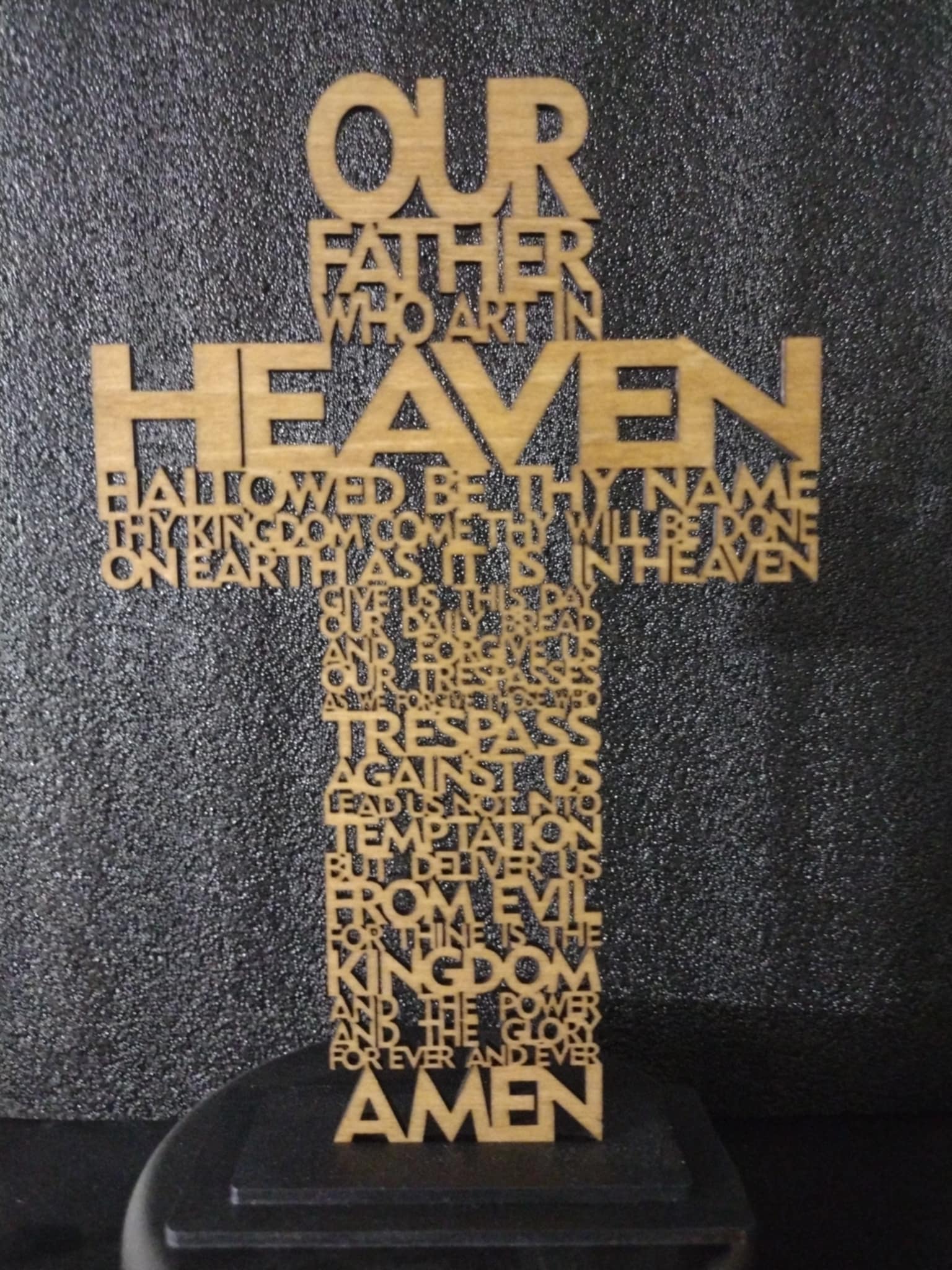 Lord's Prayer Cross