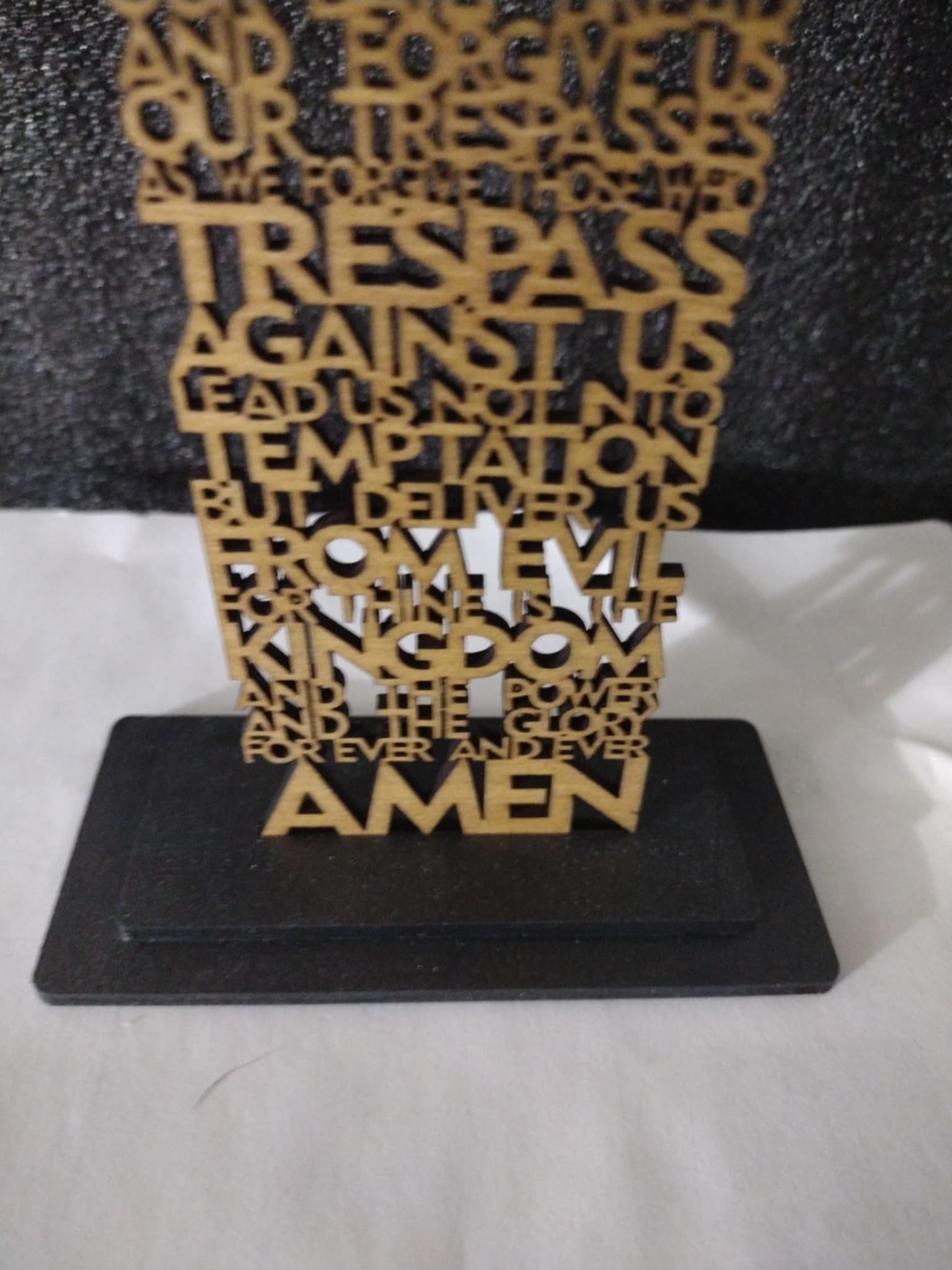 Lord's Prayer Cross
