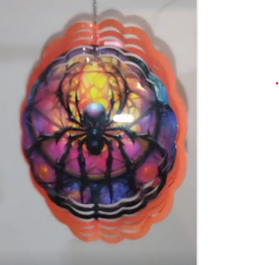 Colorful Spider 8-inch Wind Spinner