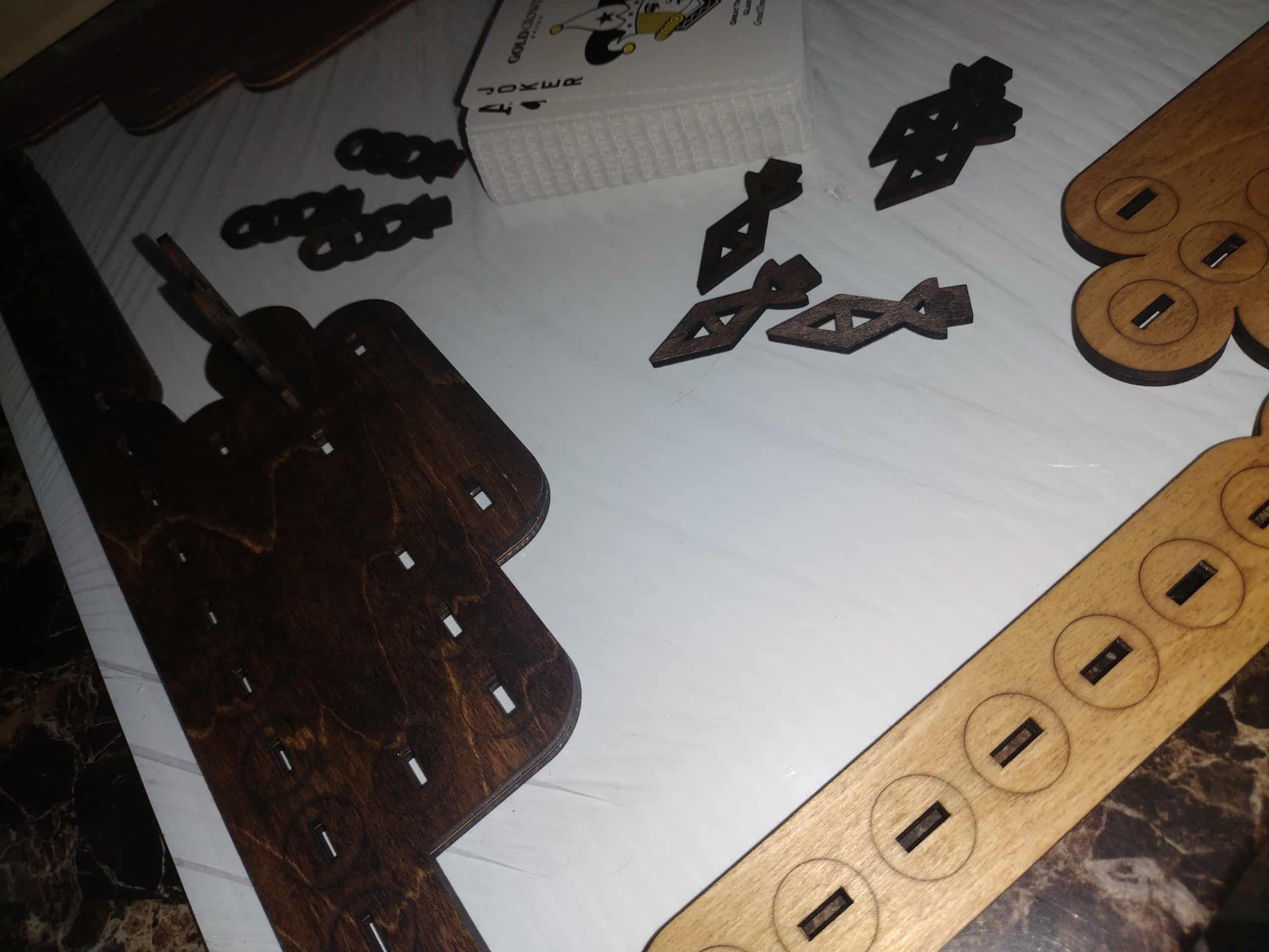 Jokers and Pegs (or is it Pegs and Jokers? lol) Board Game