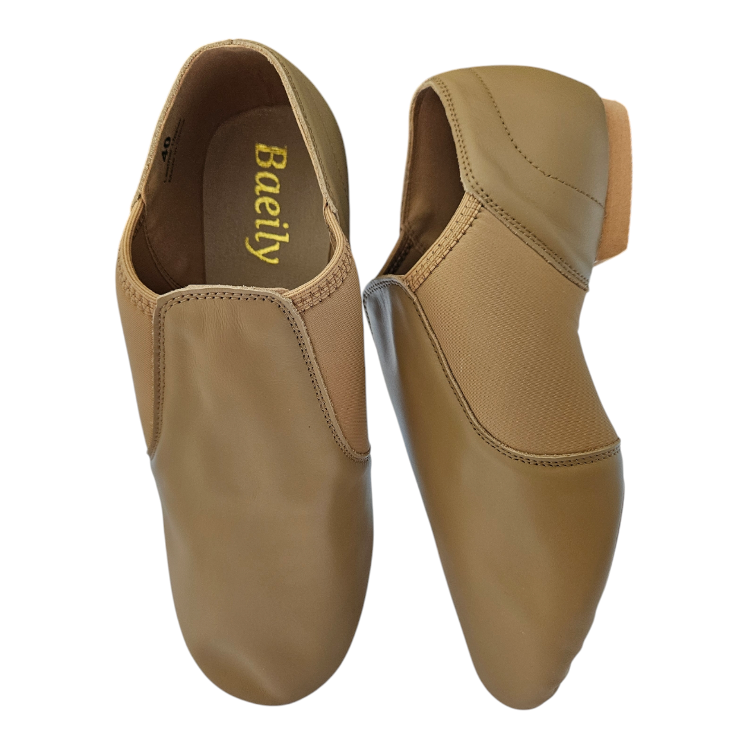 Signature Jazz Shoes Genuine Leather -Tan