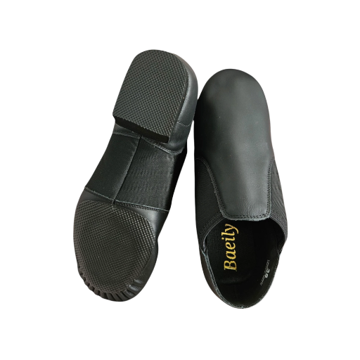 Signature Jazz Shoes Genuine Leather -Black