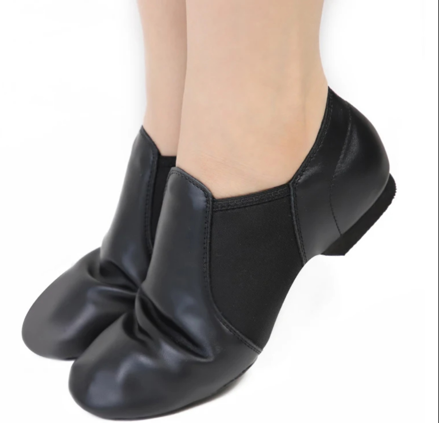 Jazz Shoes Genuine Leather-Black