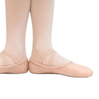 Ballet Shoes Genuine Leather -Crossover Strap
