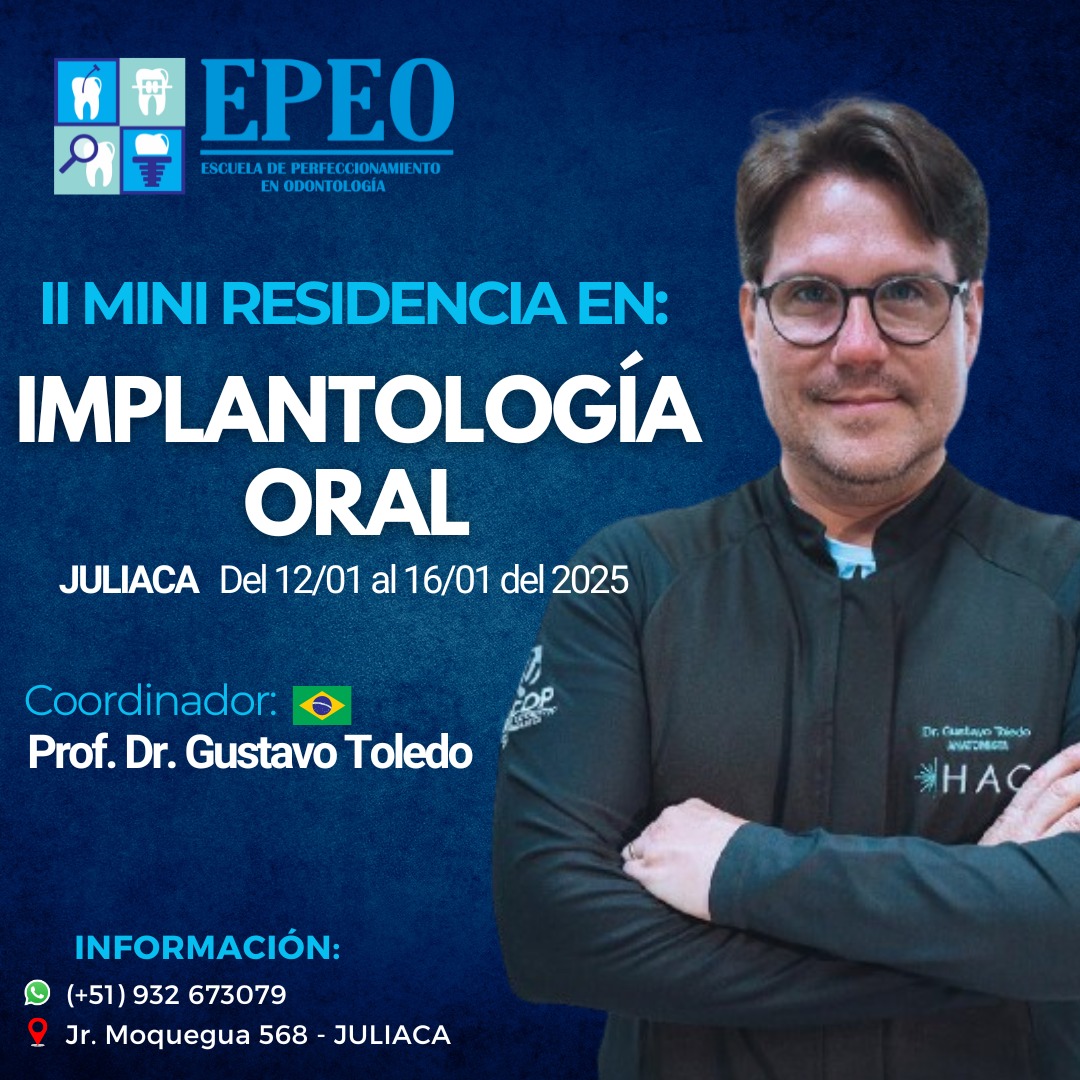 II MINI-RE S IDENCIA EN IMPLANTOLOGÍA ORAL
