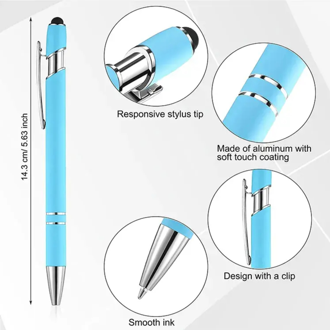 Stylish Ballpoint Pen with Logo, 24pcs